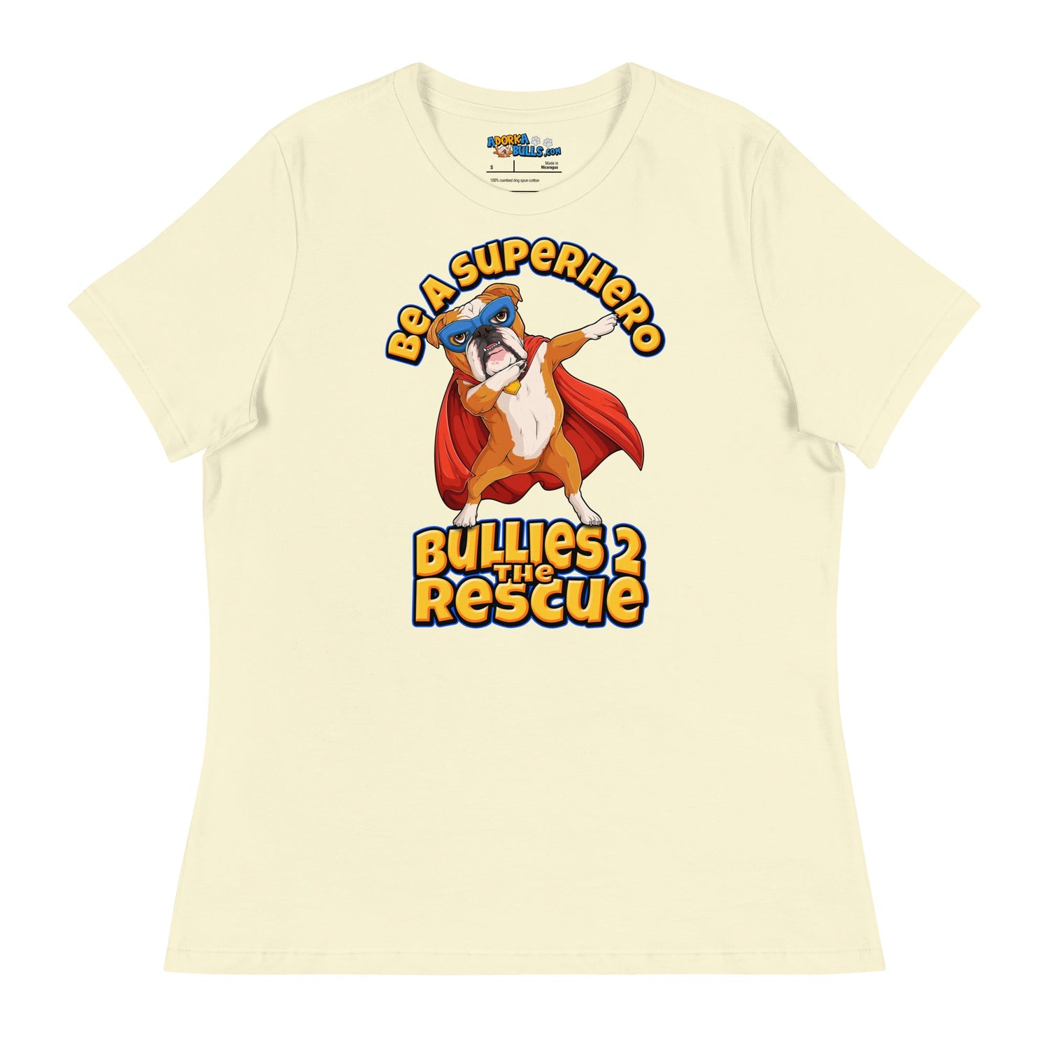 "Be A Superhero" Dabbing Bulldog Women&