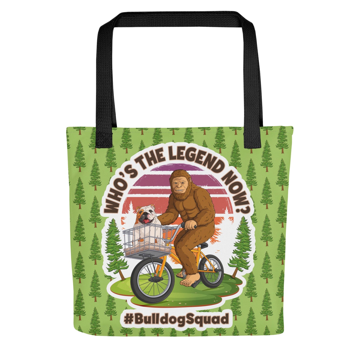Bigfoot & English Bulldog Tote – Who’s the Legend Now?