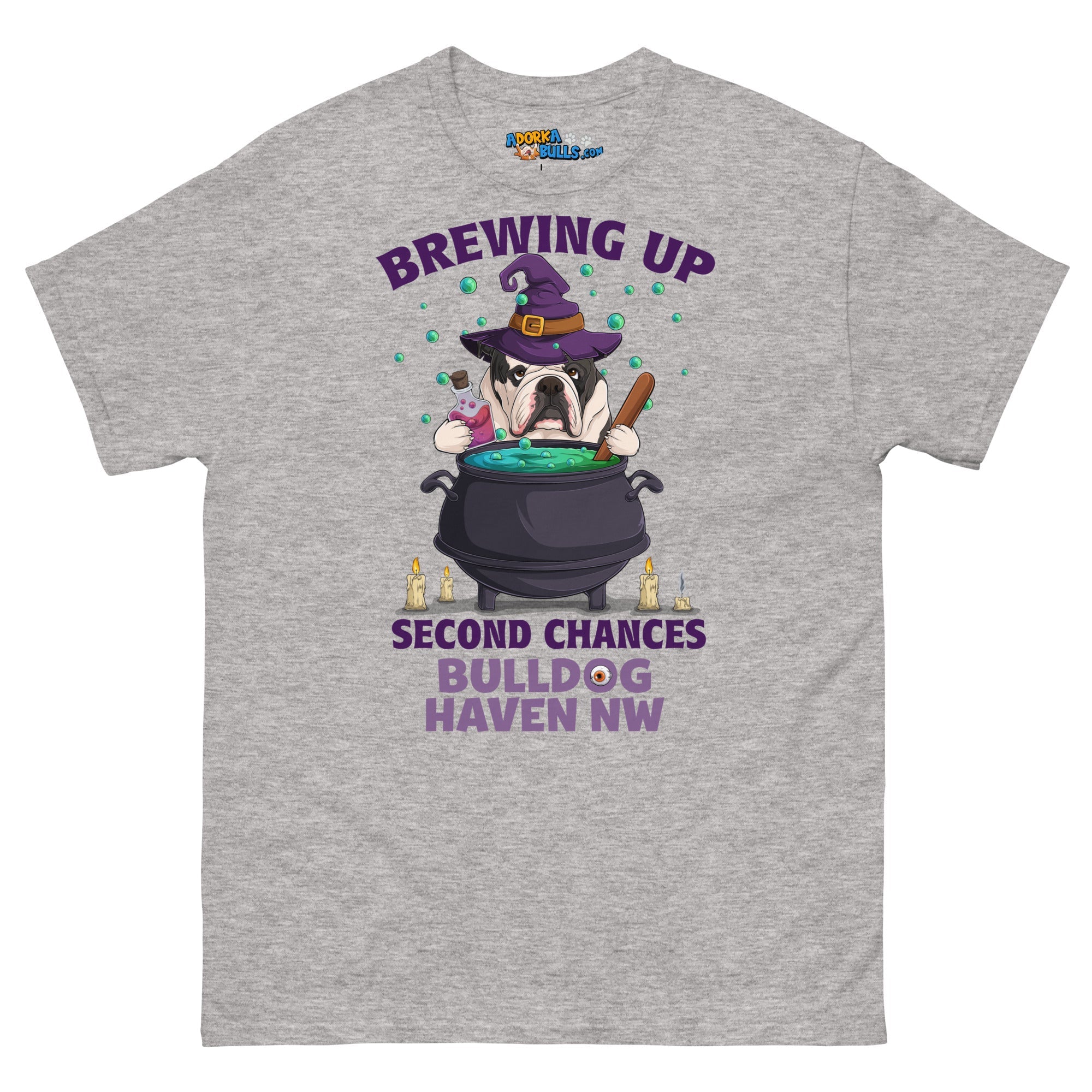 "Brewing Up Second Chances" BHNW Bulldog Halloween Men’s T-Shirt