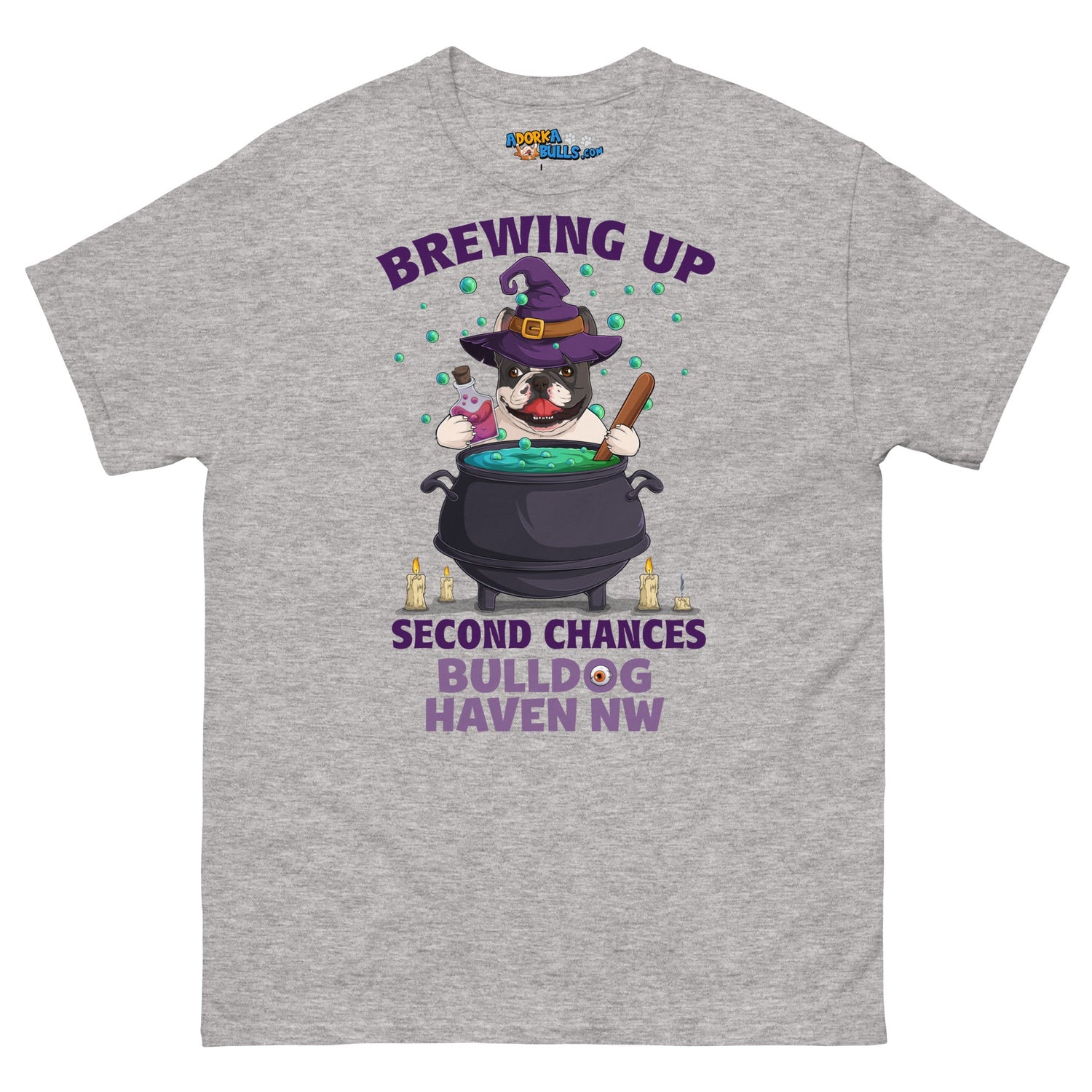 "Brewing Up Second Chances" BHNW Frenchie Halloween Men’s T-Shirt
