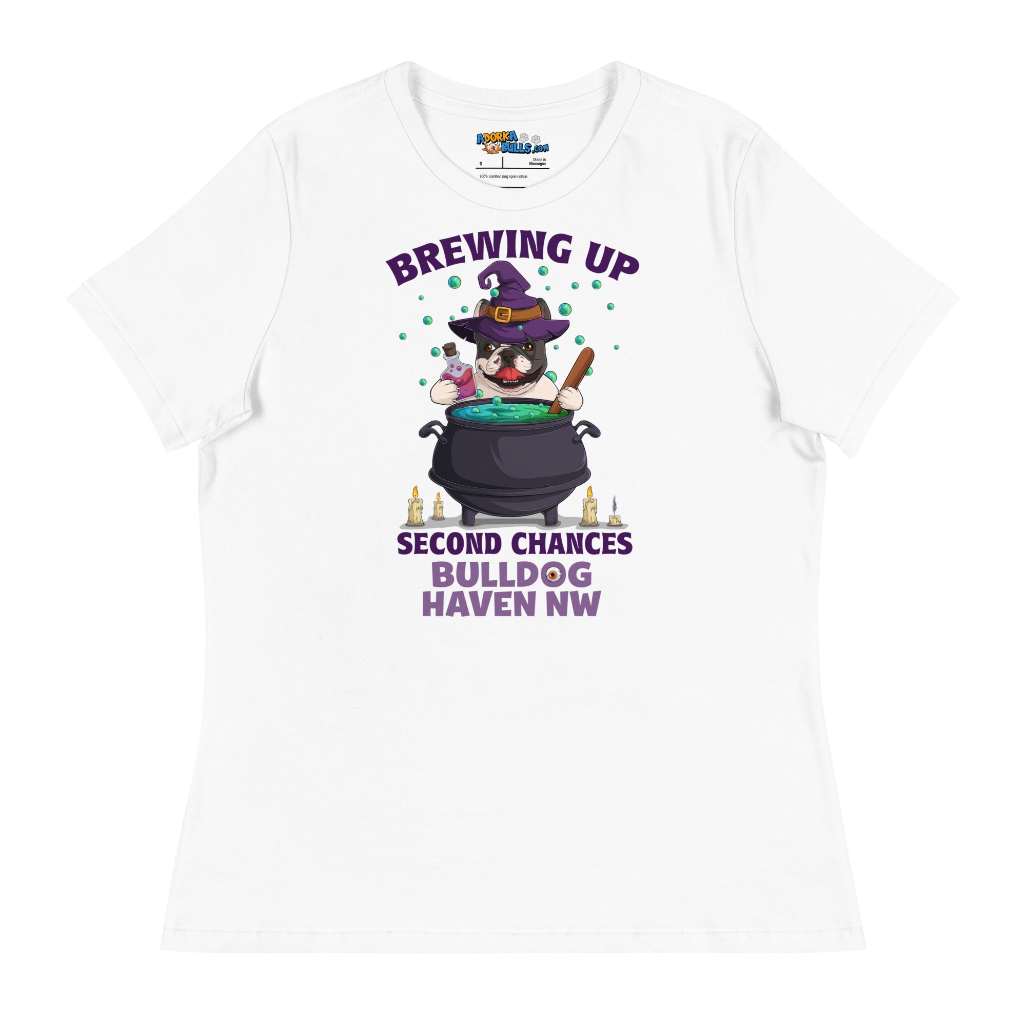 "Brewing Up Second Chances" BHNW Frenchie Halloween Women’s T-Shirt