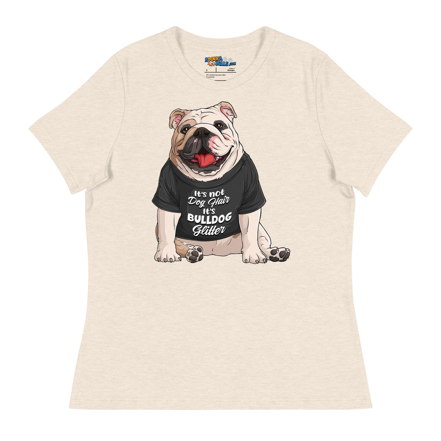"Bulldog Glitter" English Bulldog Women&