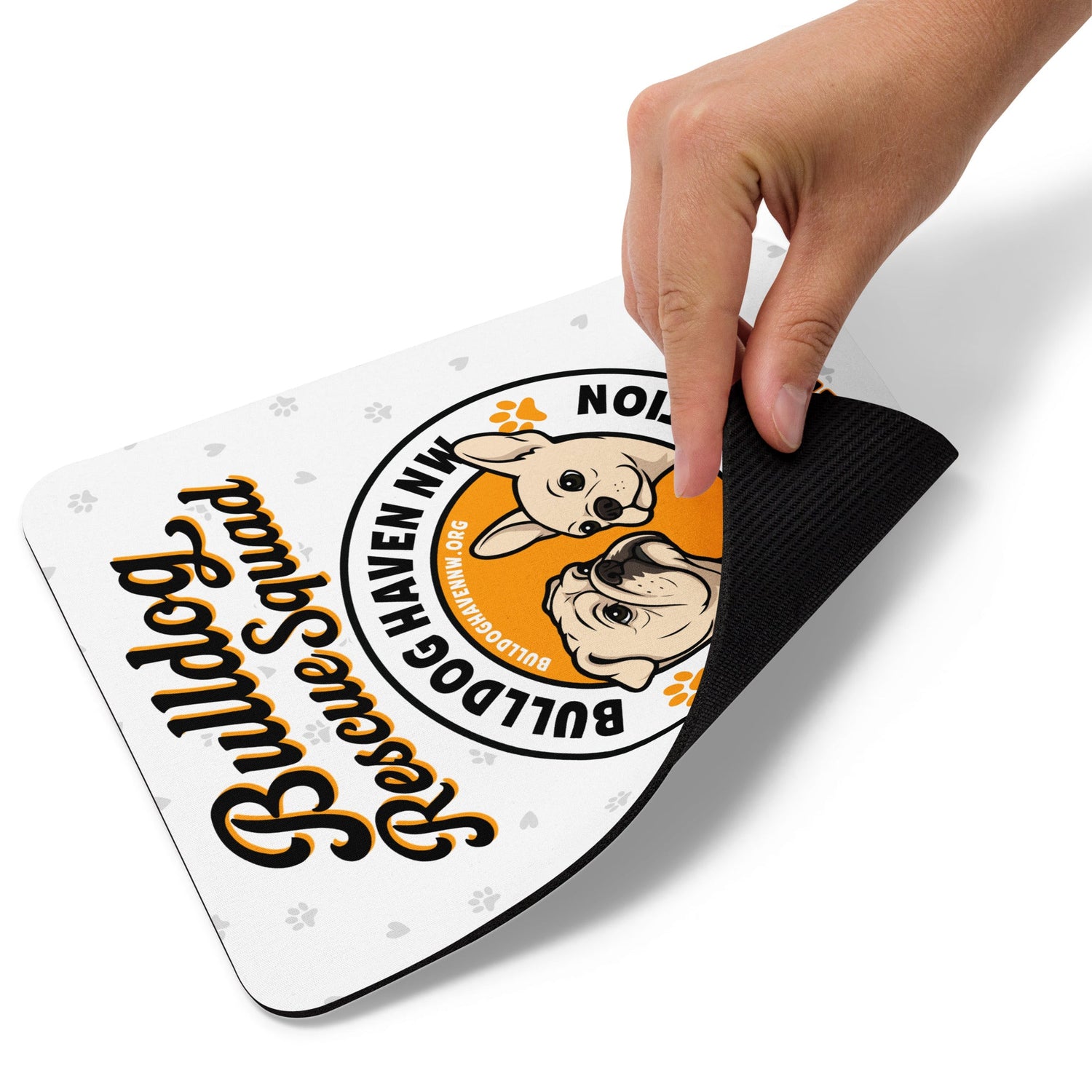 "Bulldog Rescue Squad" BHNW Mouse Pad – Lifetime Member Edition