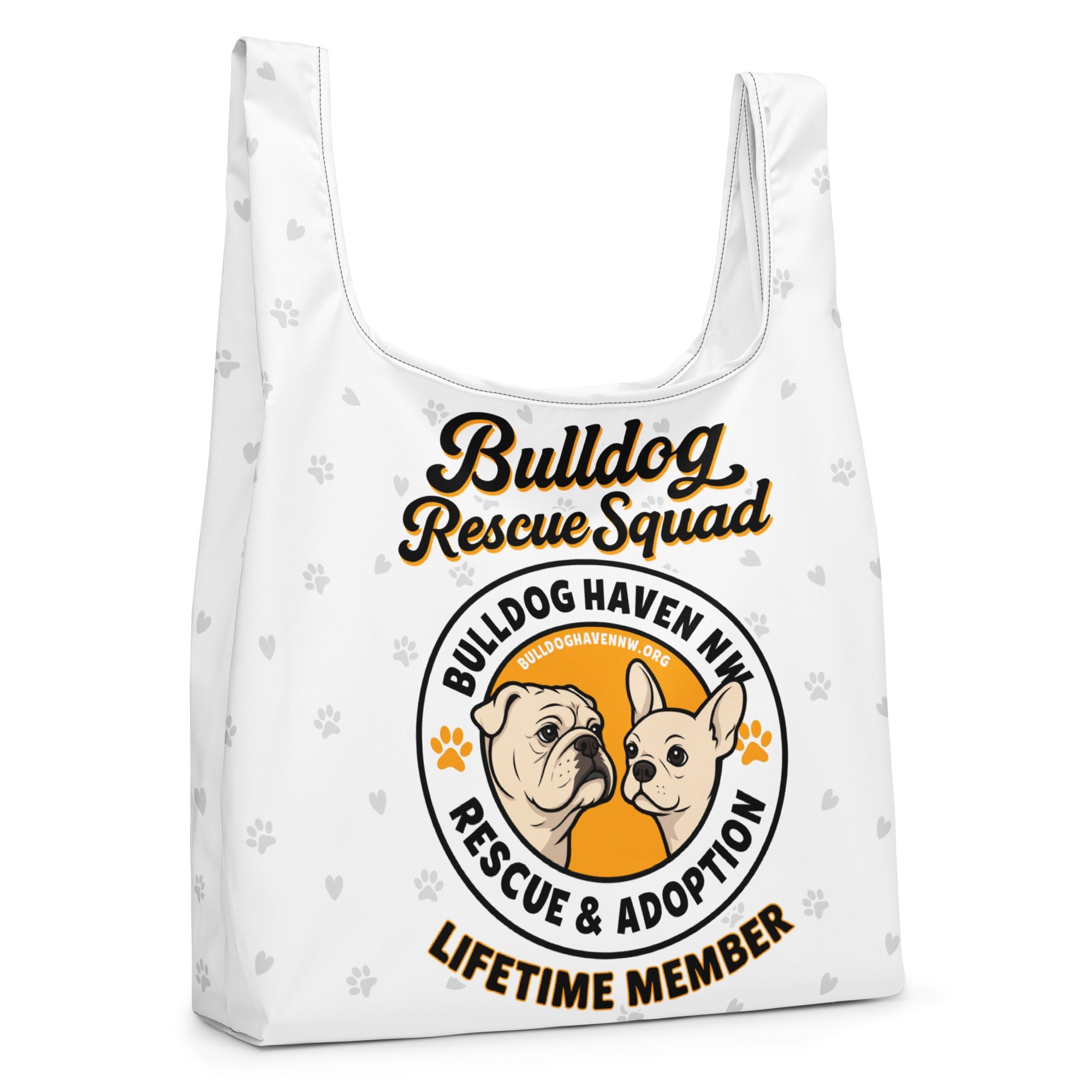 "Bulldog Rescue Squad" BHNW Shopping Bag
