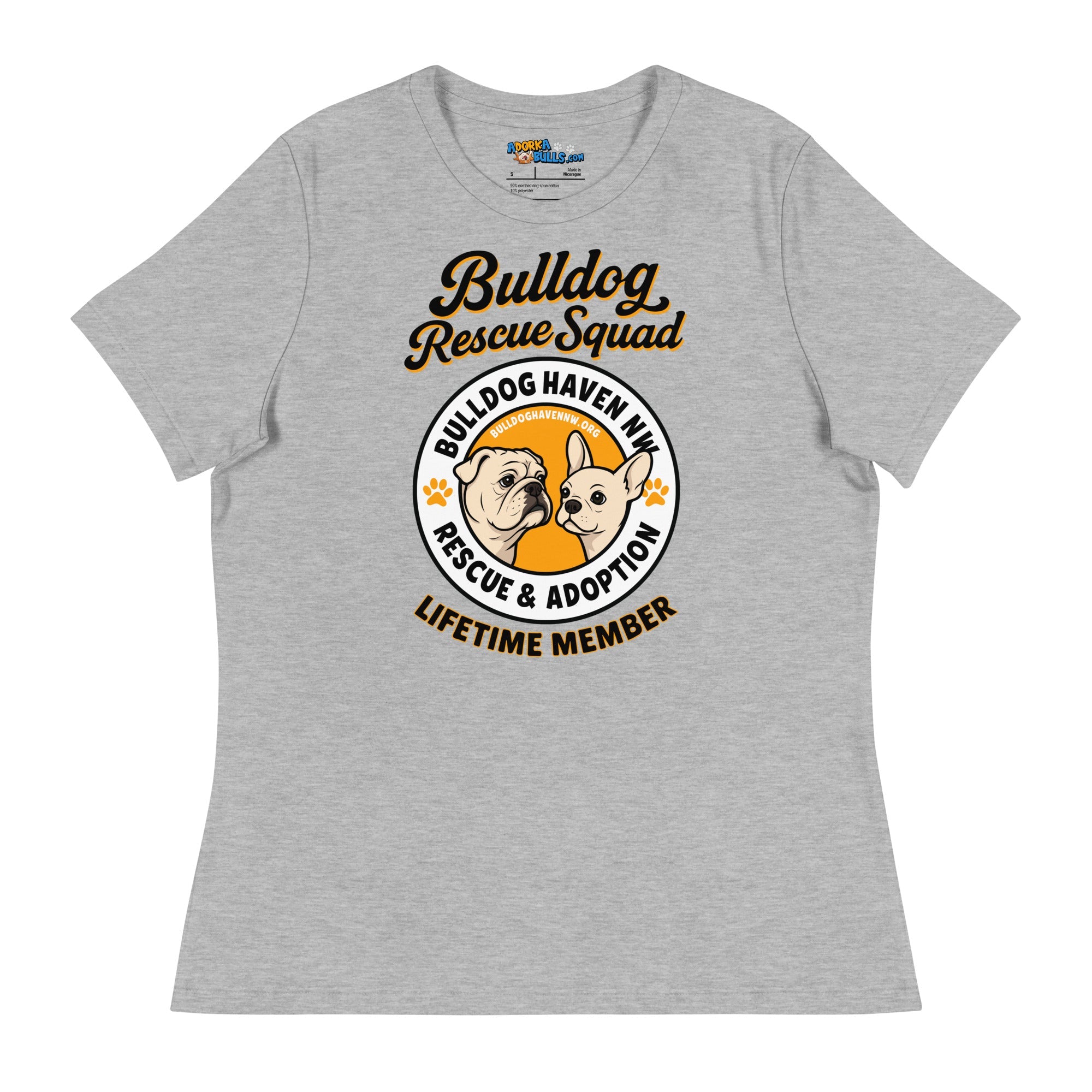 "Bulldog Rescue Squad" BHNW Women’s T-Shirt
