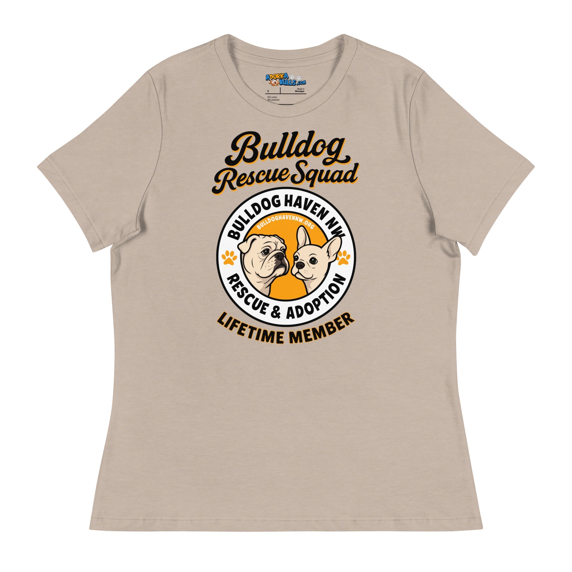 "Bulldog Rescue Squad" BHNW Women’s T-Shirt