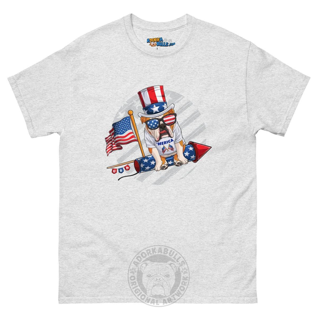 Bulldog Riding Firework Men&