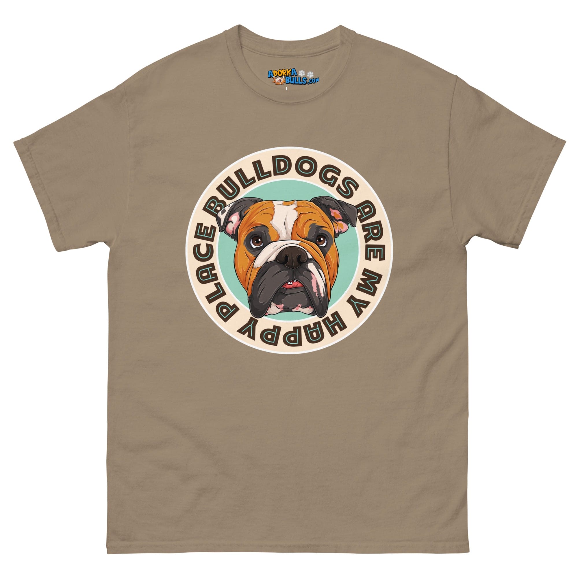 "Bulldogs Are My Happy Place" English Bulldog Men&