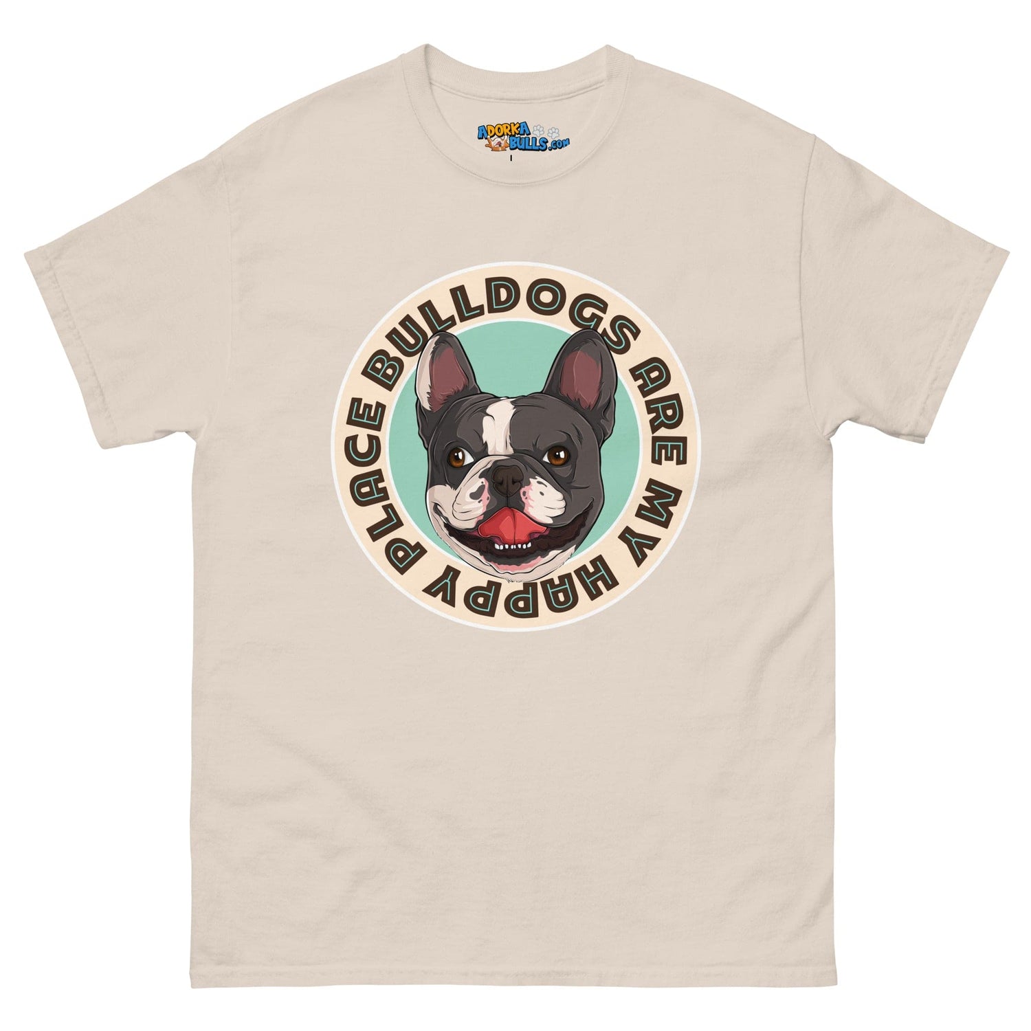 "Bulldogs Are My Happy Place" French Bulldog Men&