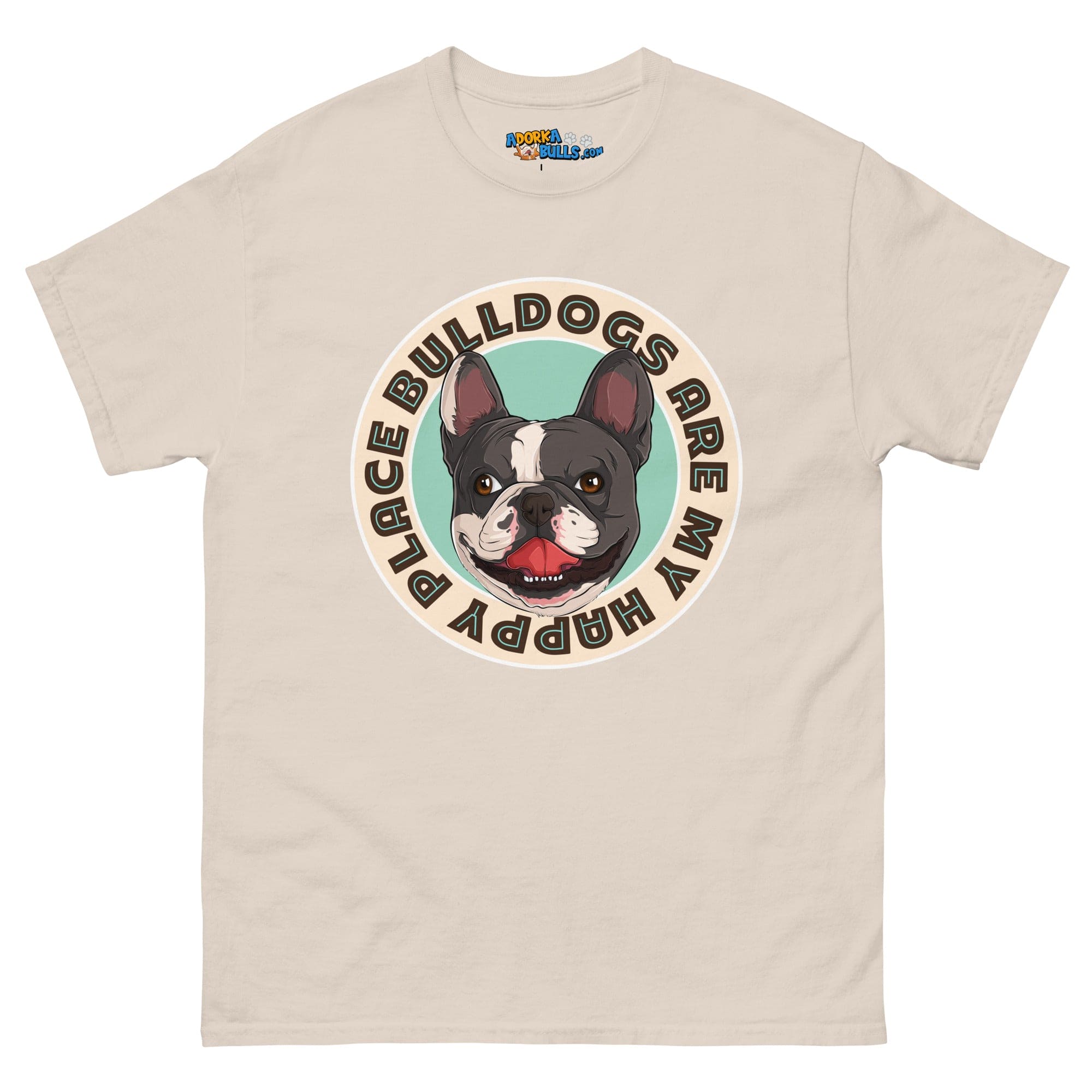 "Bulldogs Are My Happy Place" French Bulldog Men&