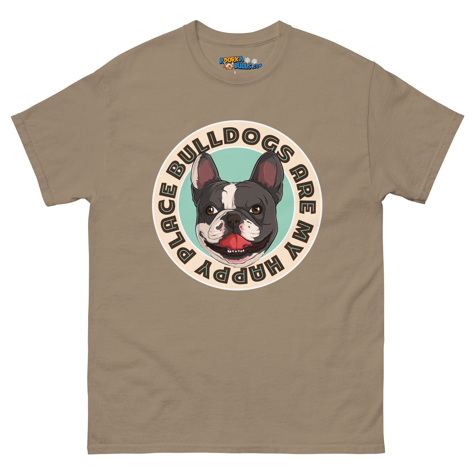 "Bulldogs Are My Happy Place" French Bulldog Men&
