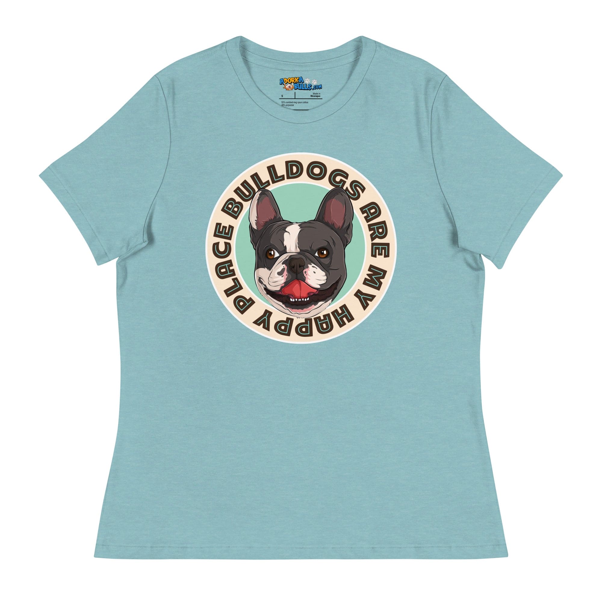 "Bulldogs Are My Happy Place" French Bulldog Women&