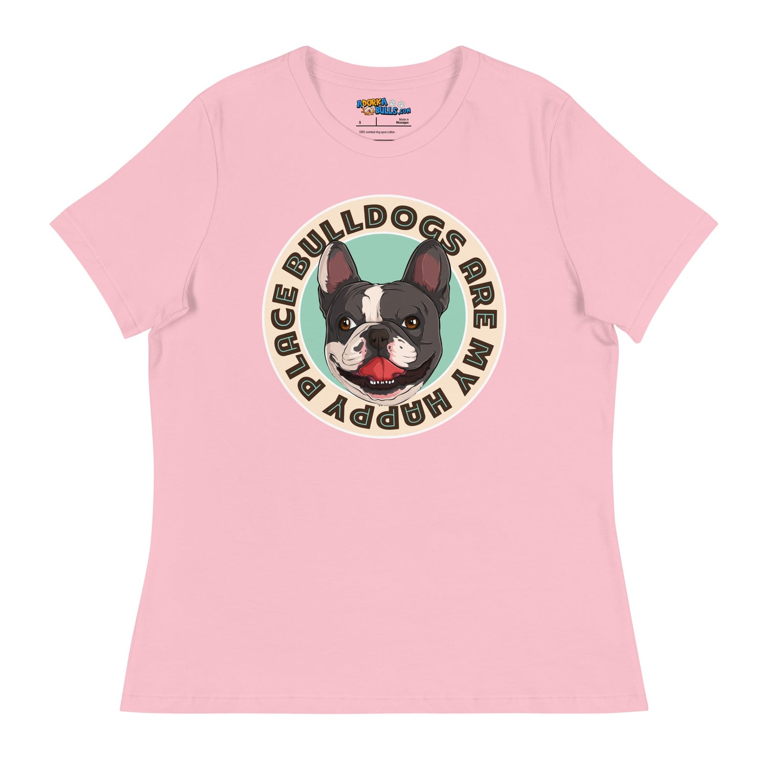 "Bulldogs Are My Happy Place" French Bulldog Women&