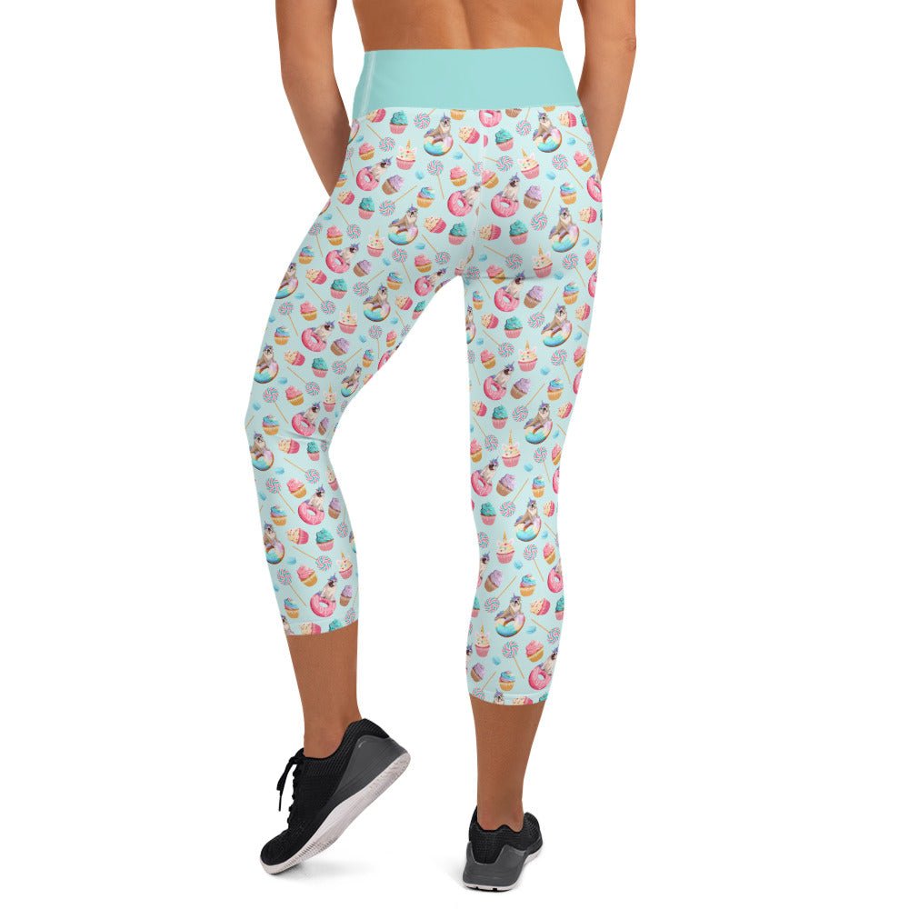 Bullicorns & Sweet Treats Yoga Capri Leggings