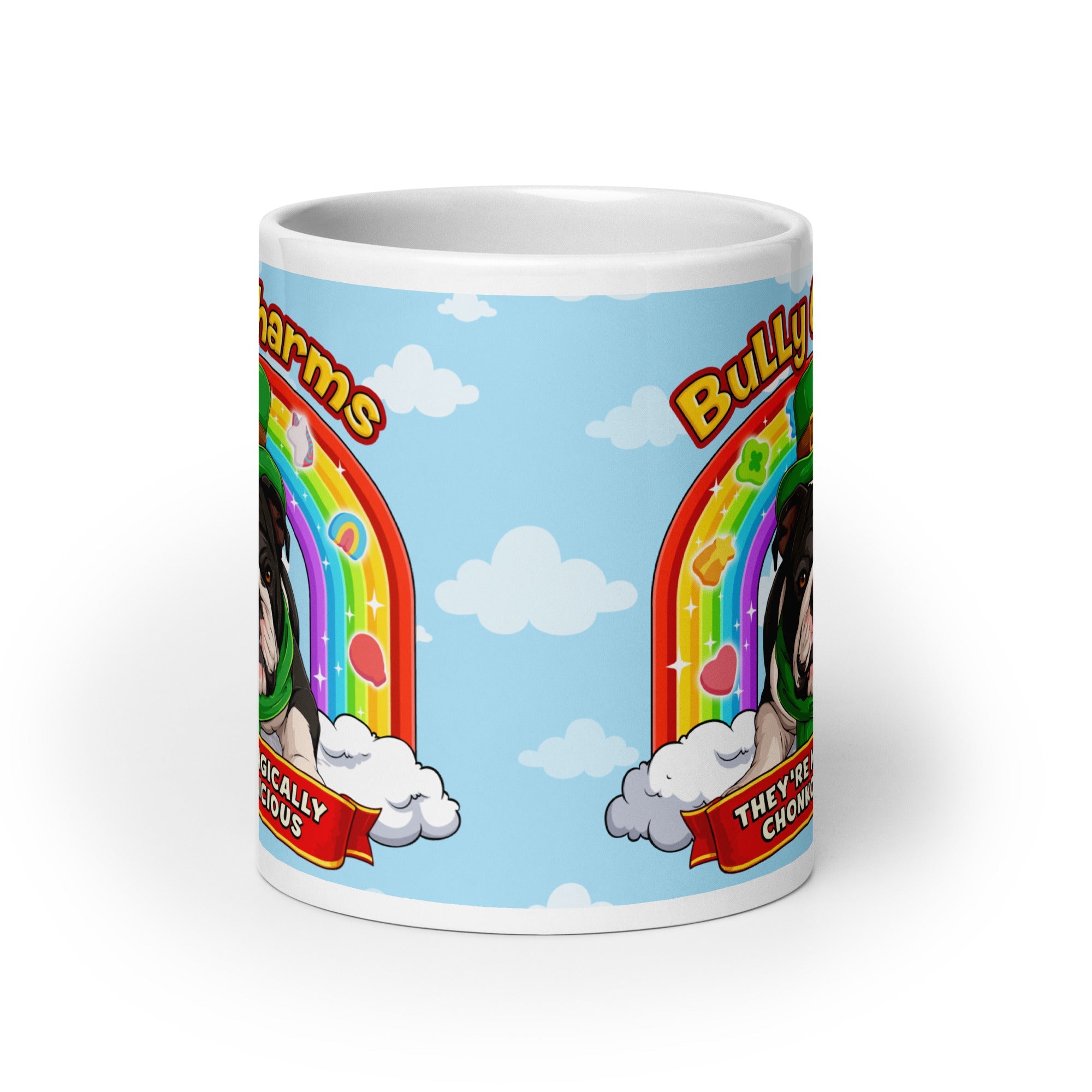 "Bully Charms" Mug (20oz) | B&W Colored