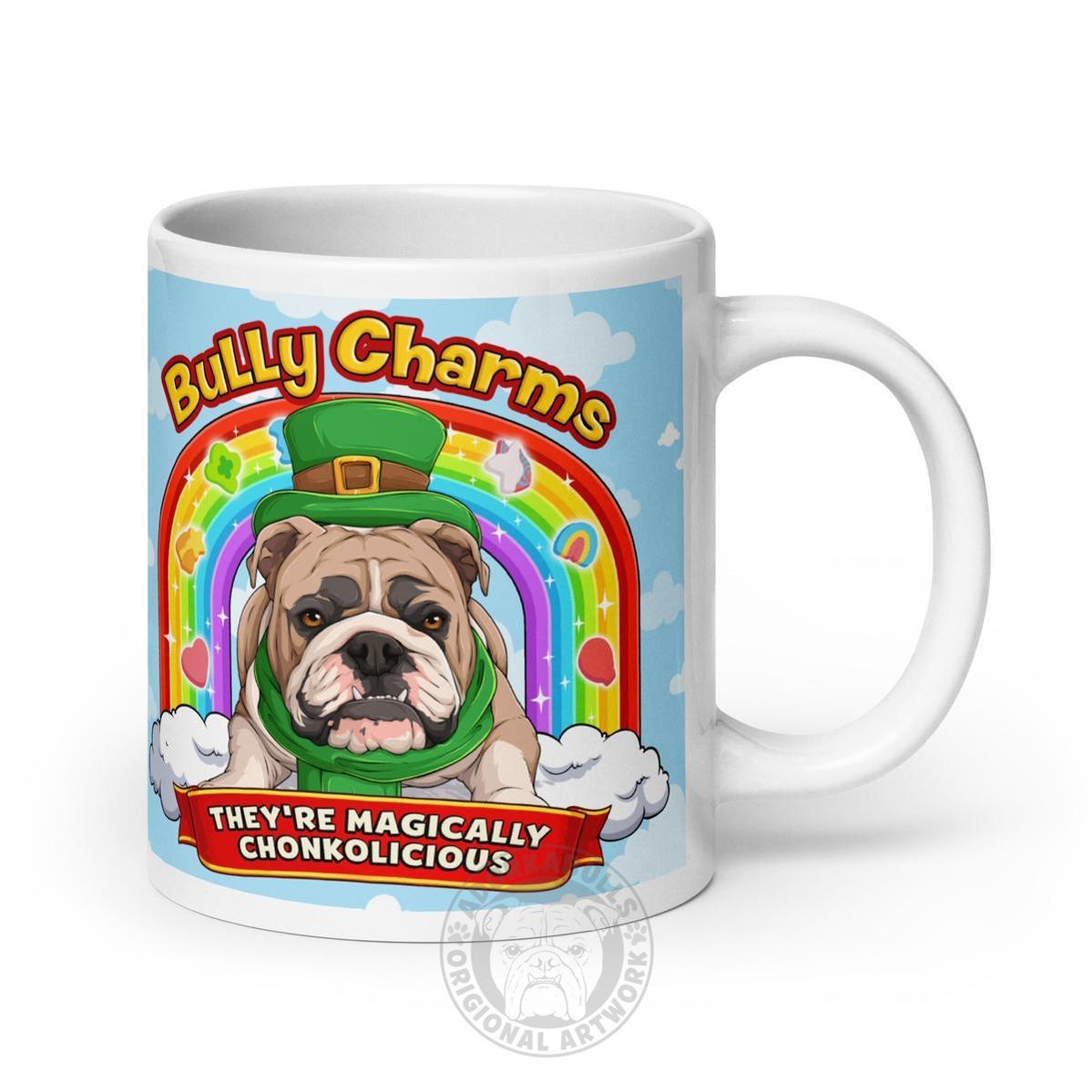 "Bully Charms" Mug (20oz) | Fawn & White Colored
