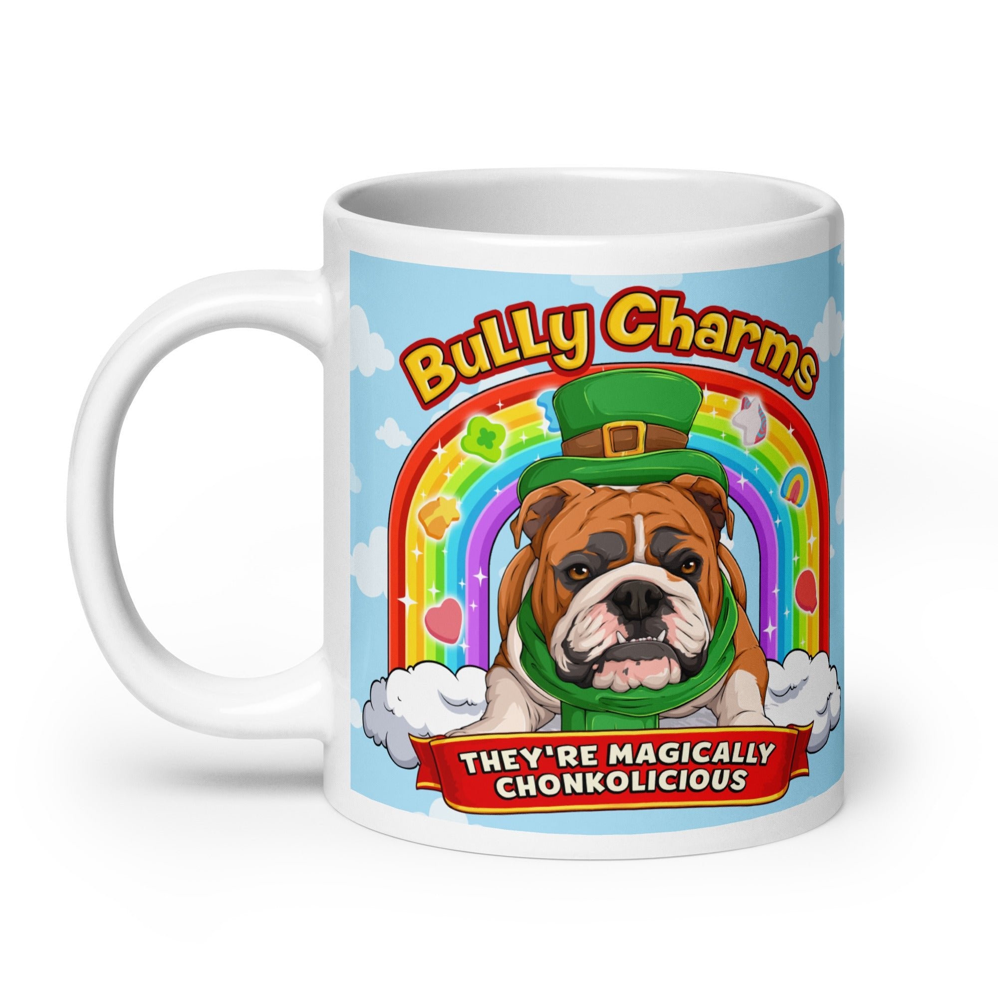 "Bully Charms" Mug (20oz) | Red & White Colored