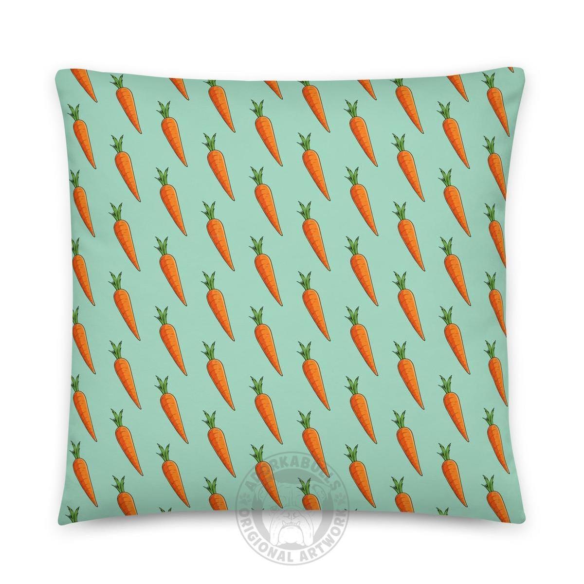 Bunny Kisses Throw Pillow