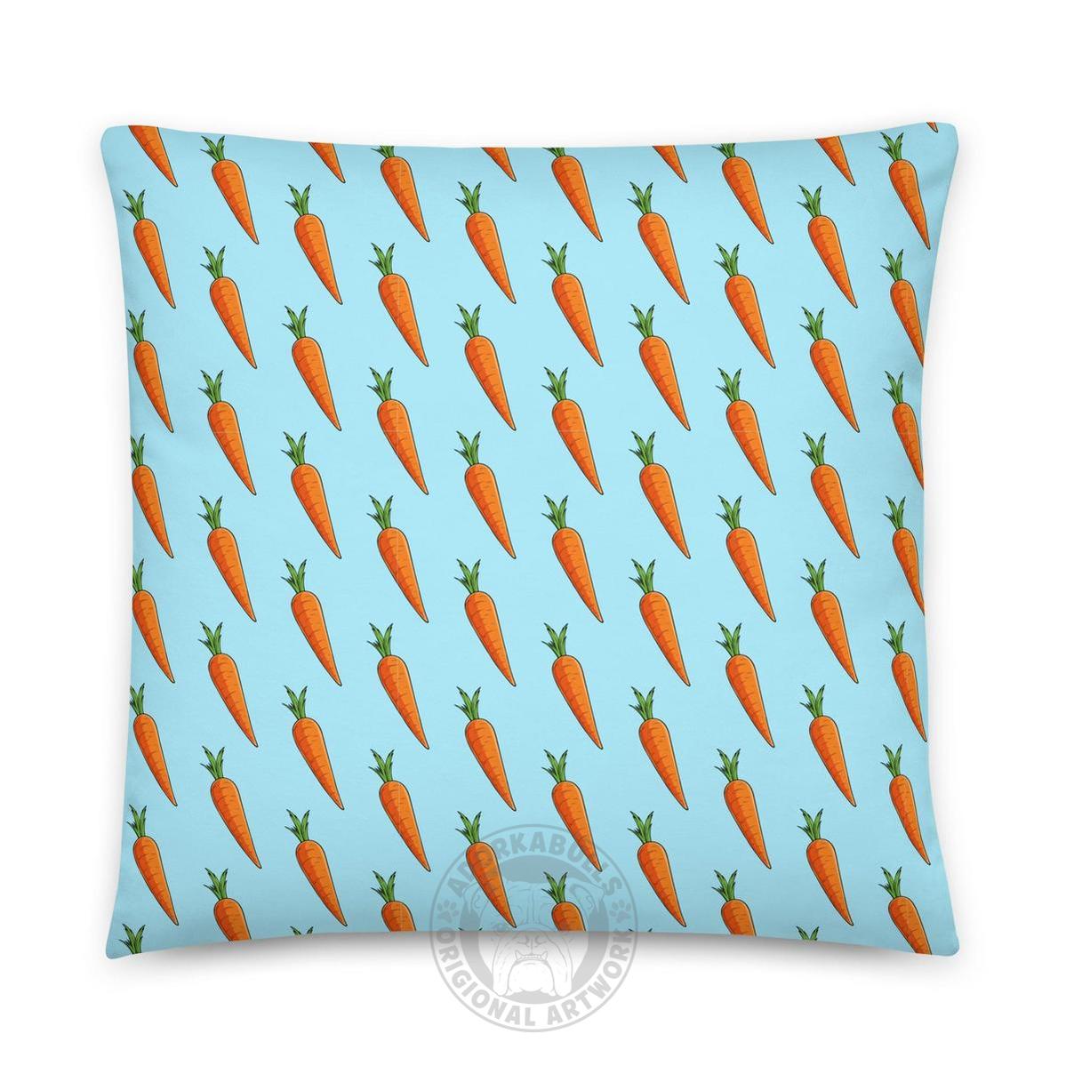 Bunny Kisses Throw Pillow