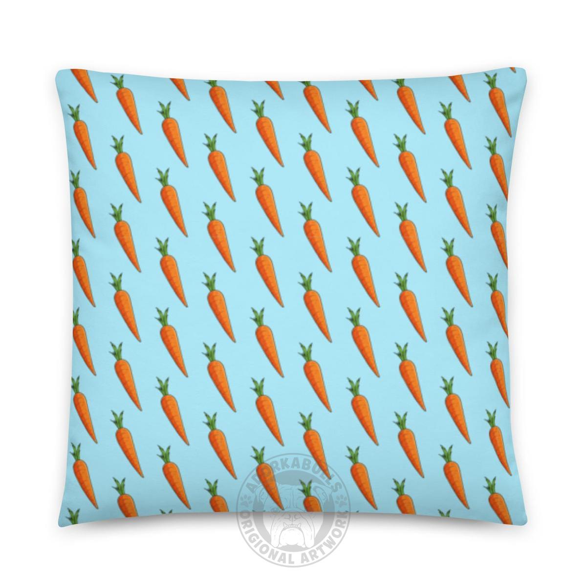 Bunny Kisses Throw Pillow