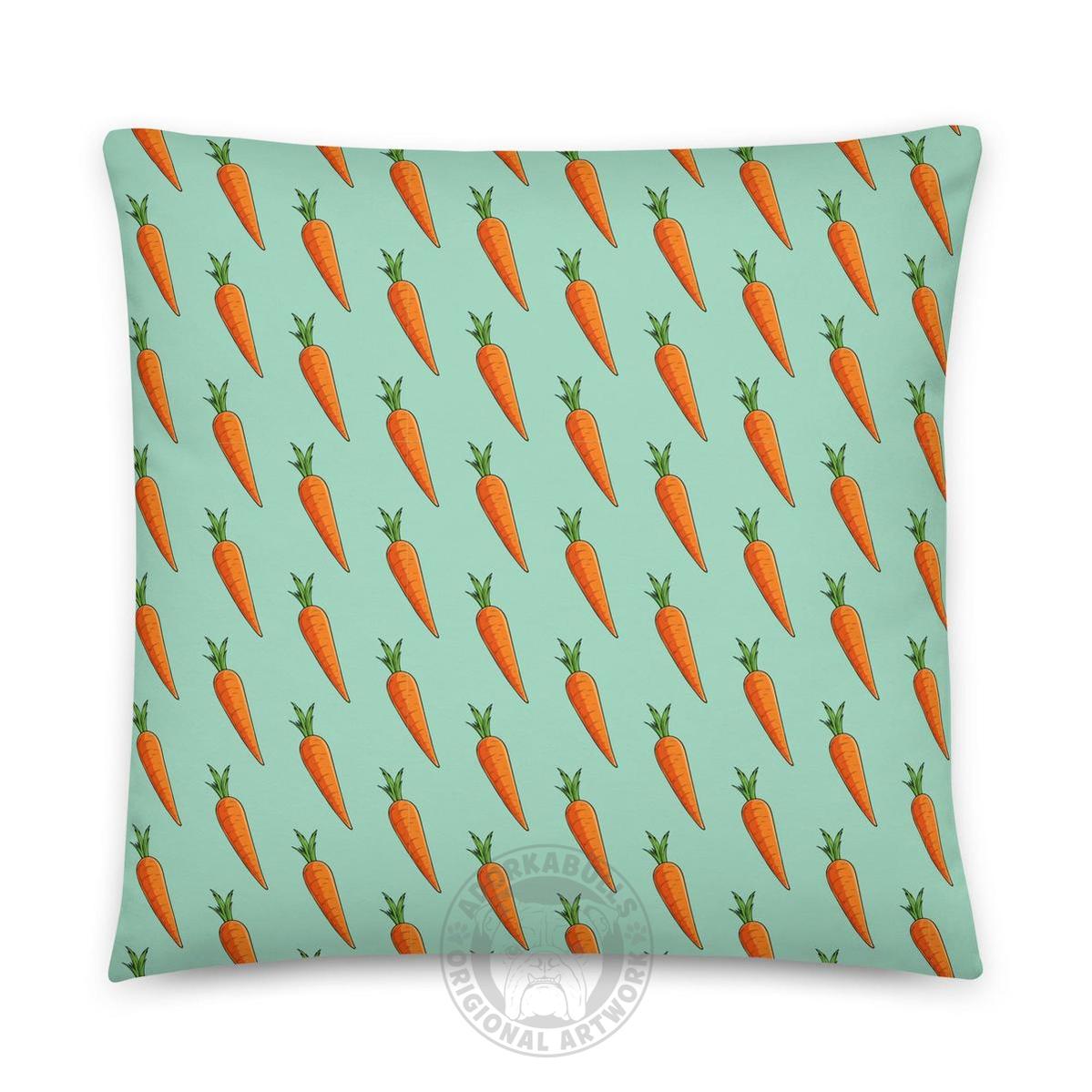 Bunny Kisses Throw Pillow