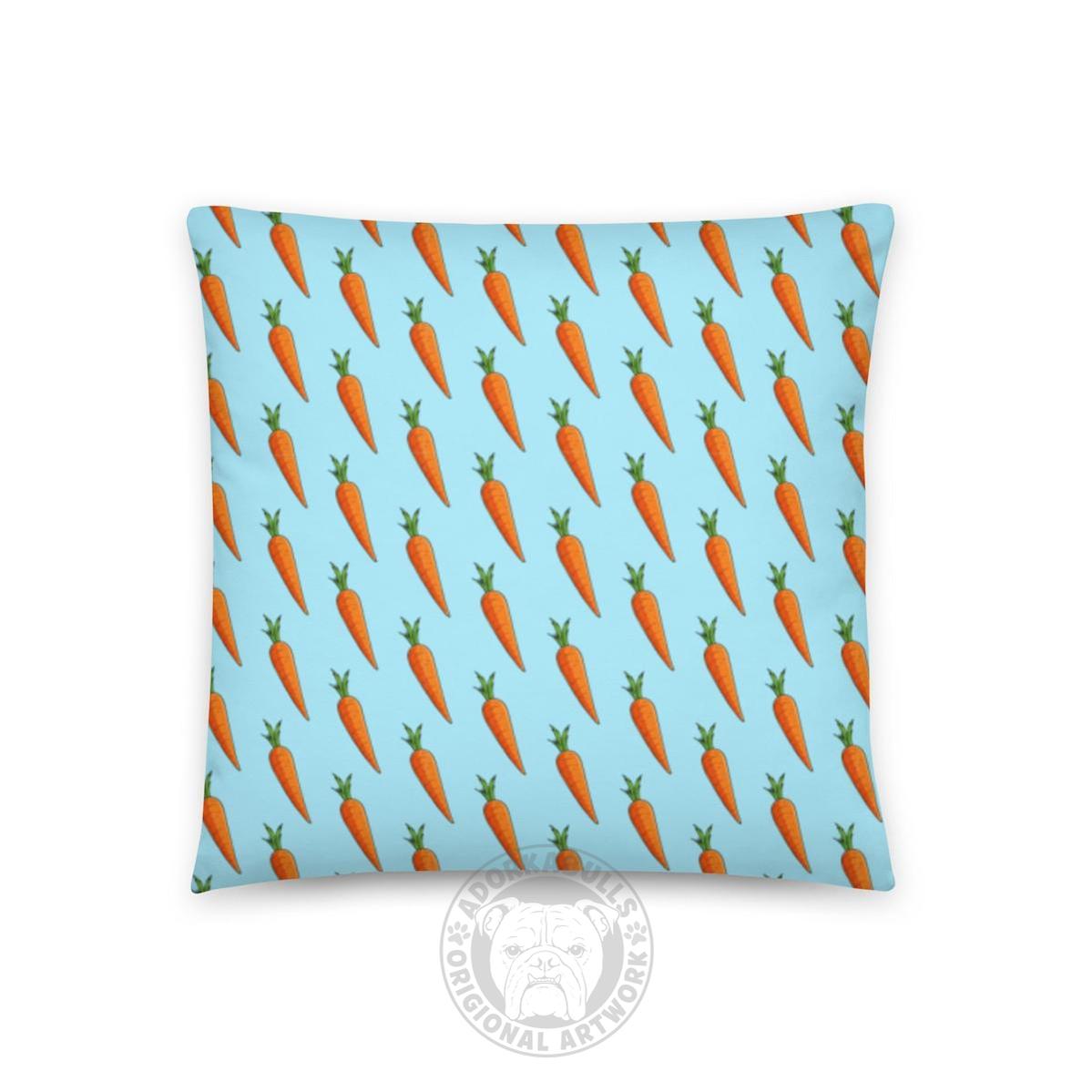 Bunny Kisses Throw Pillow