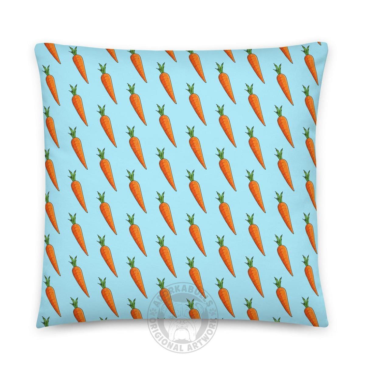 Bunny Kisses Throw Pillow