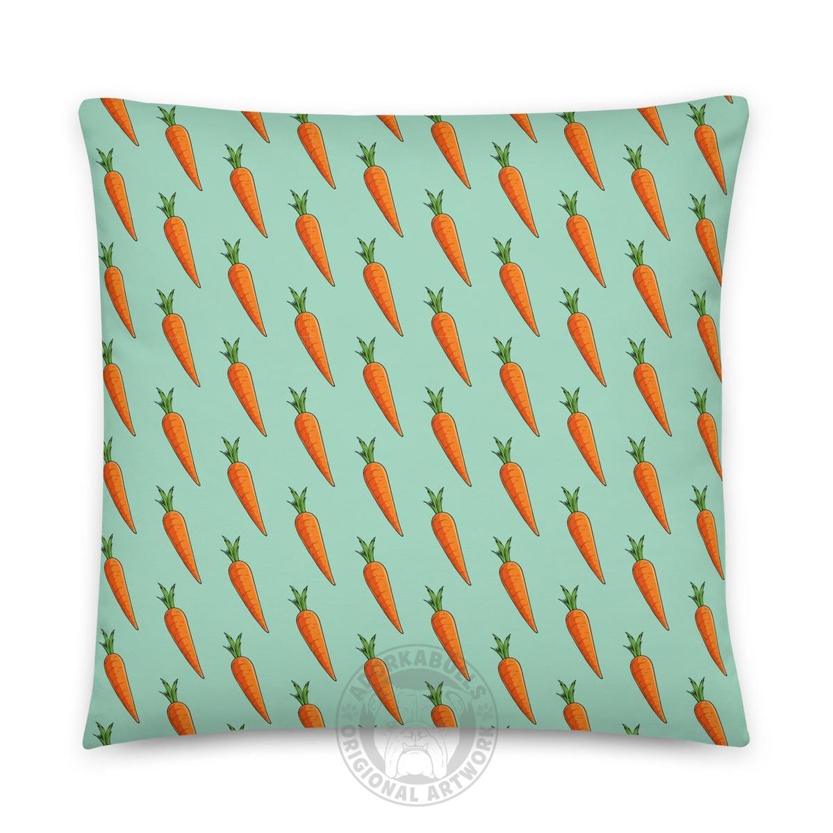 Bunny Kisses Throw Pillow