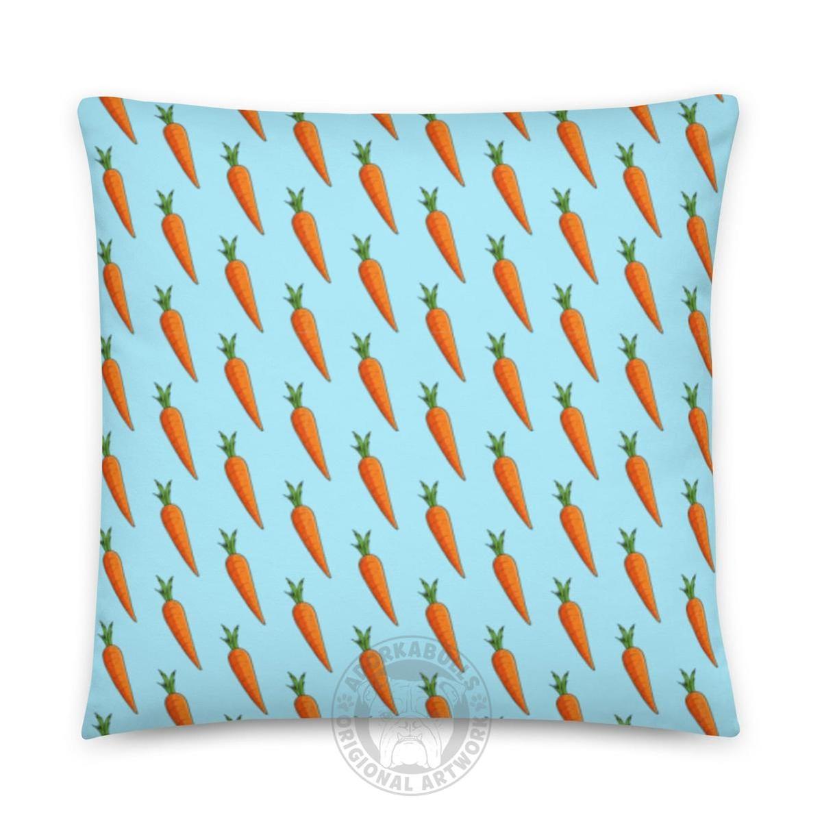 Bunny Kisses Throw Pillow