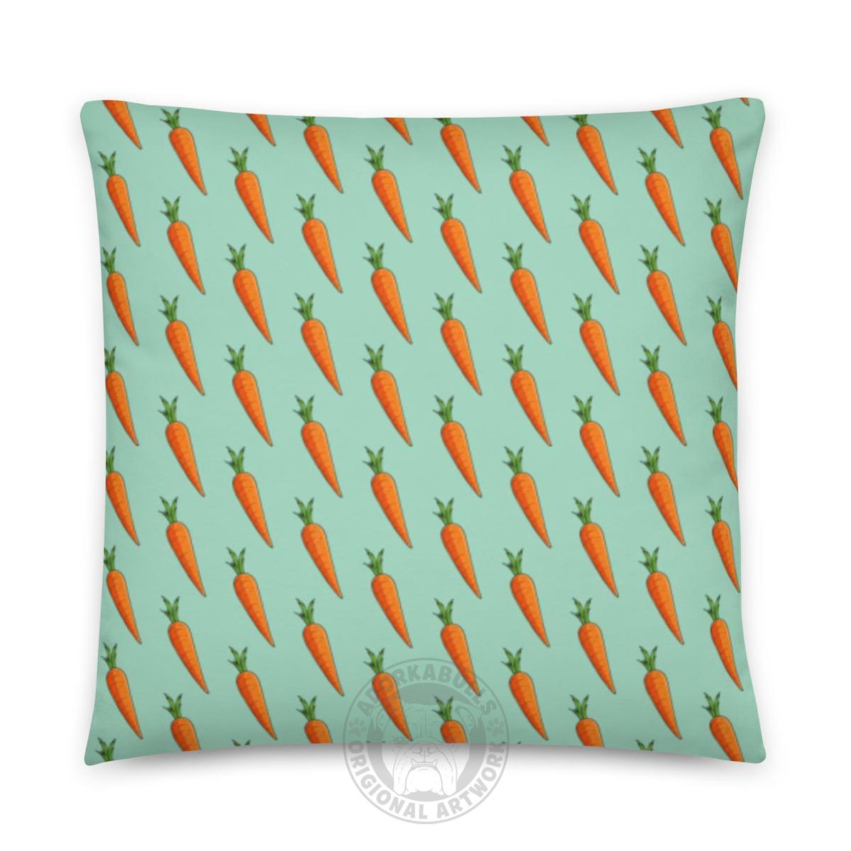 Bunny Kisses Throw Pillow