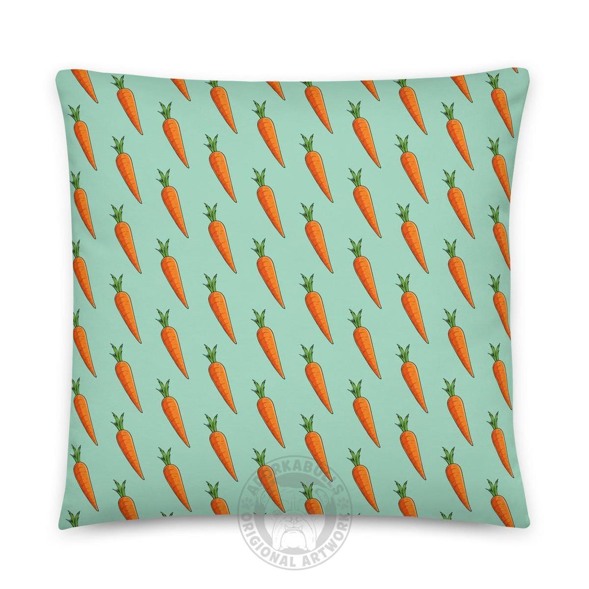 Bunny Kisses Throw Pillow