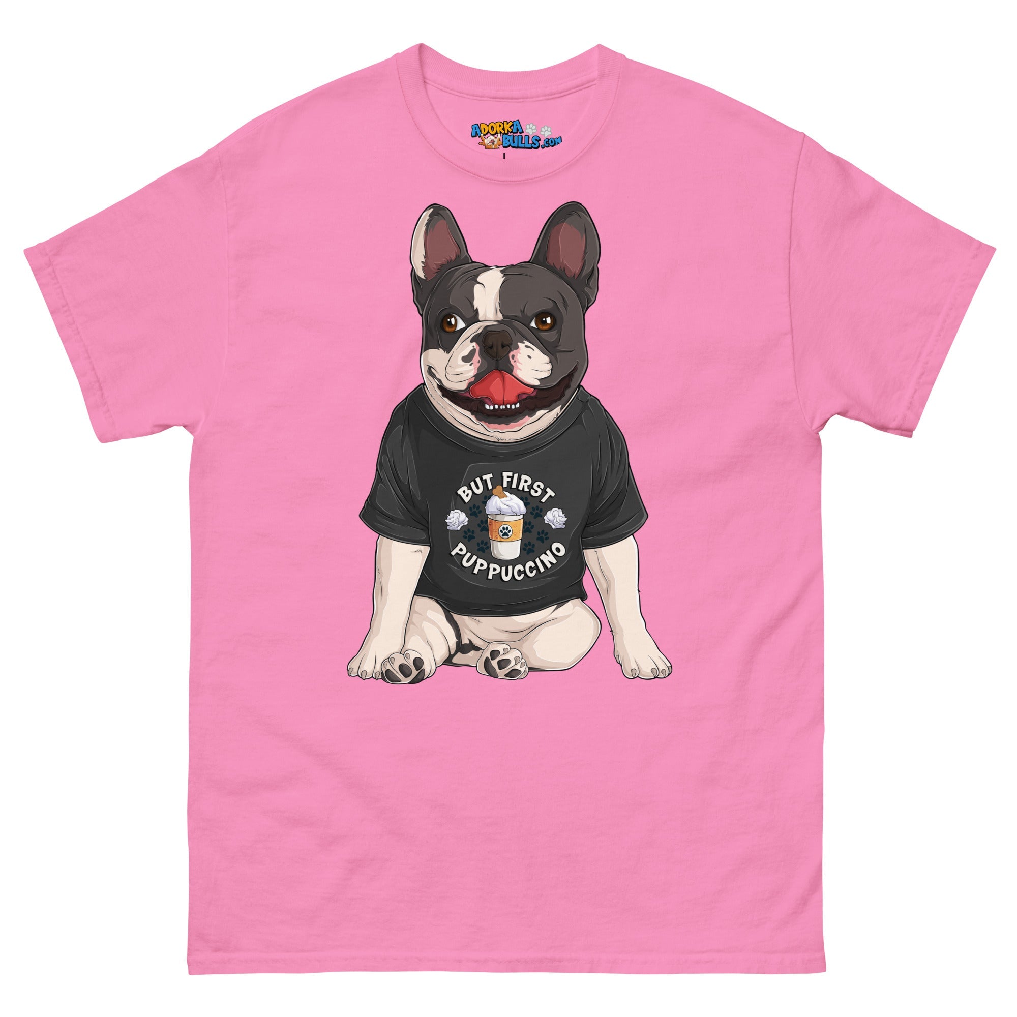 "But First Puppucinno" French Bulldog Men&
