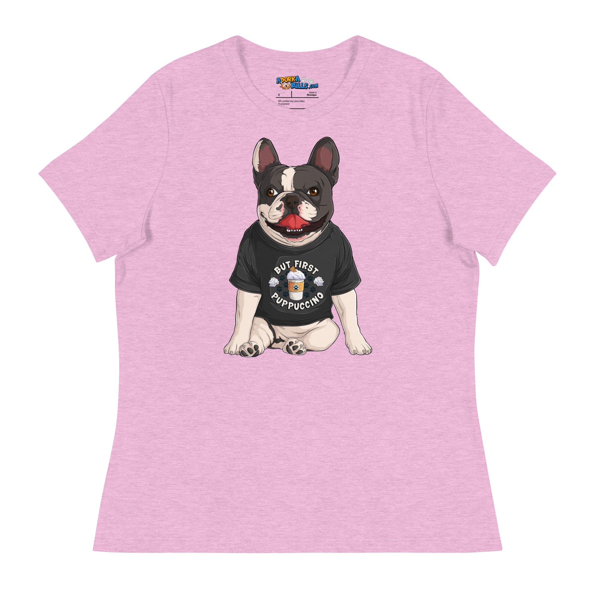 "But First Puppucinno" French Bulldog Women&
