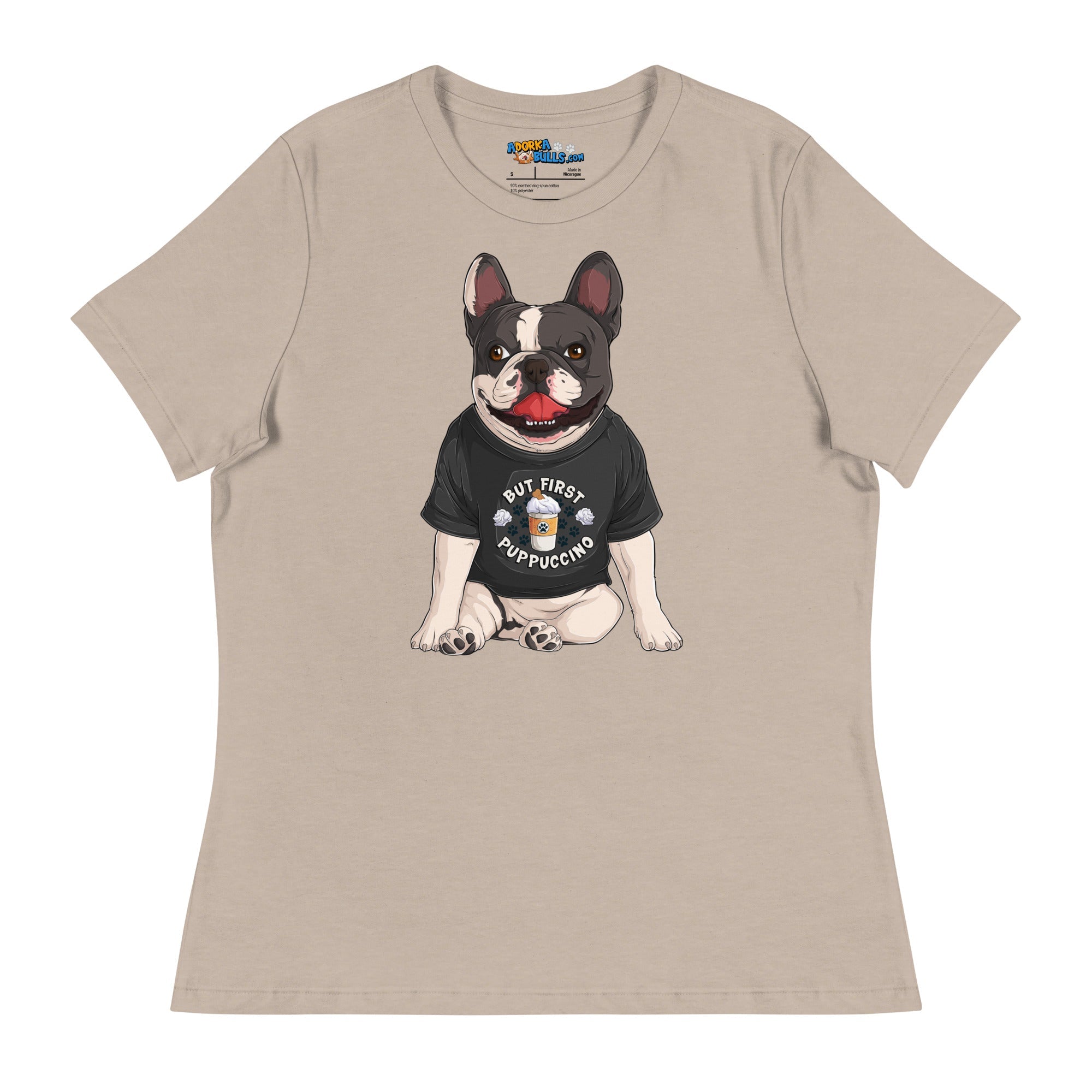 "But First Puppucinno" French Bulldog Women&