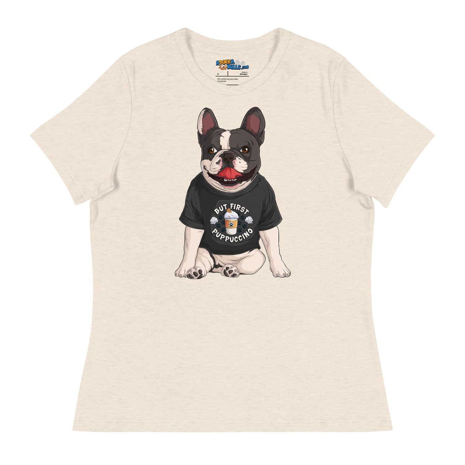 "But First Puppucinno" French Bulldog Women&