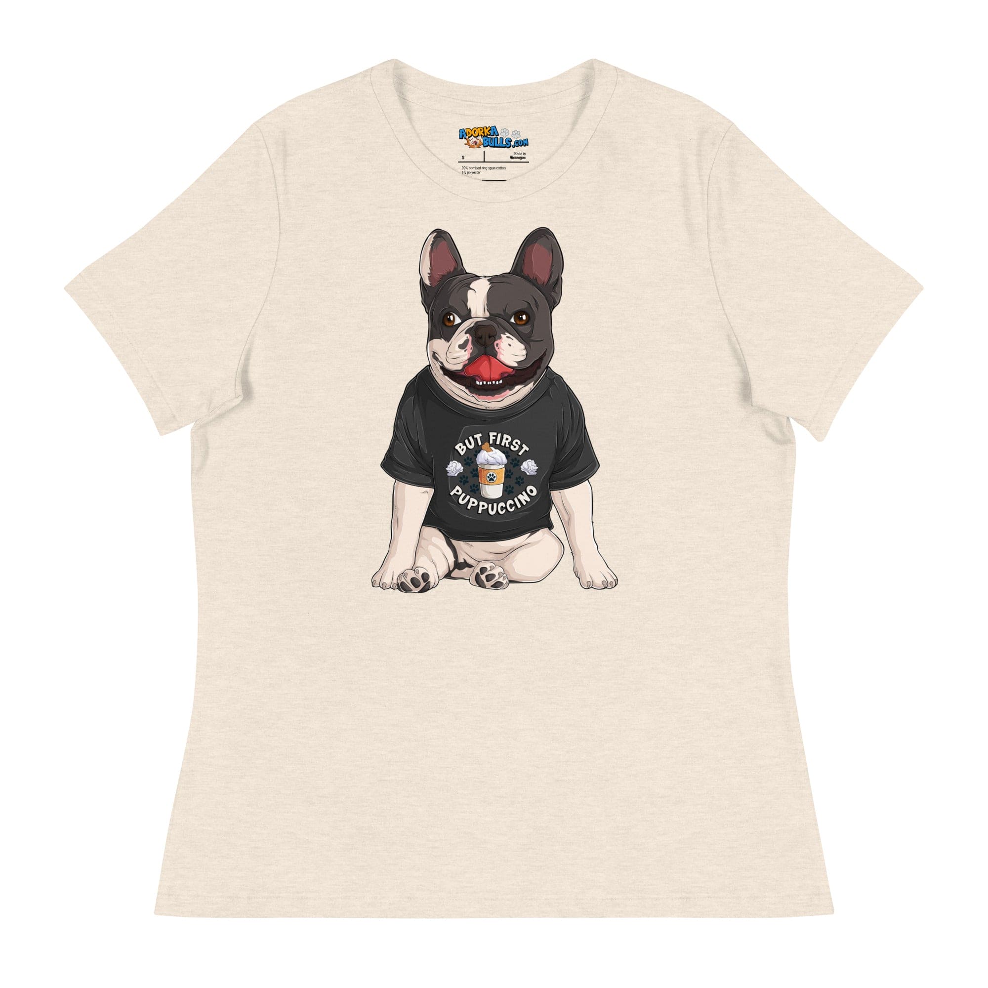 "But First Puppucinno" French Bulldog Women&