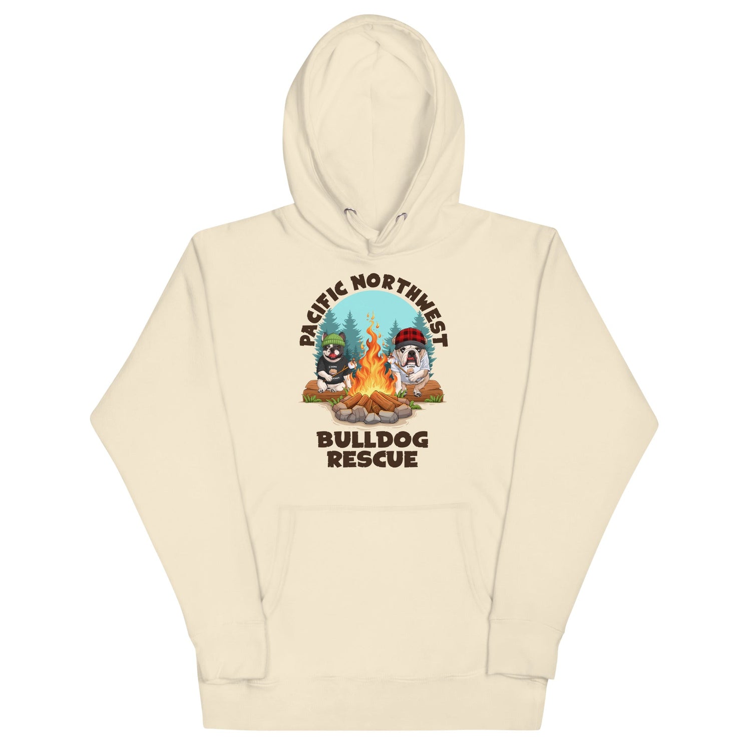 "Campfire Bullies" Pacific Northwest Bulldog Rescue Unisex Hoodie