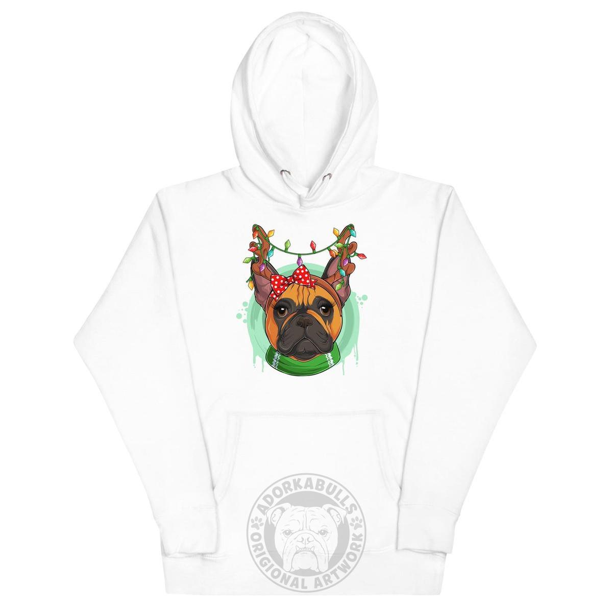Christmas Lights + Antlers Unisex Hoodie