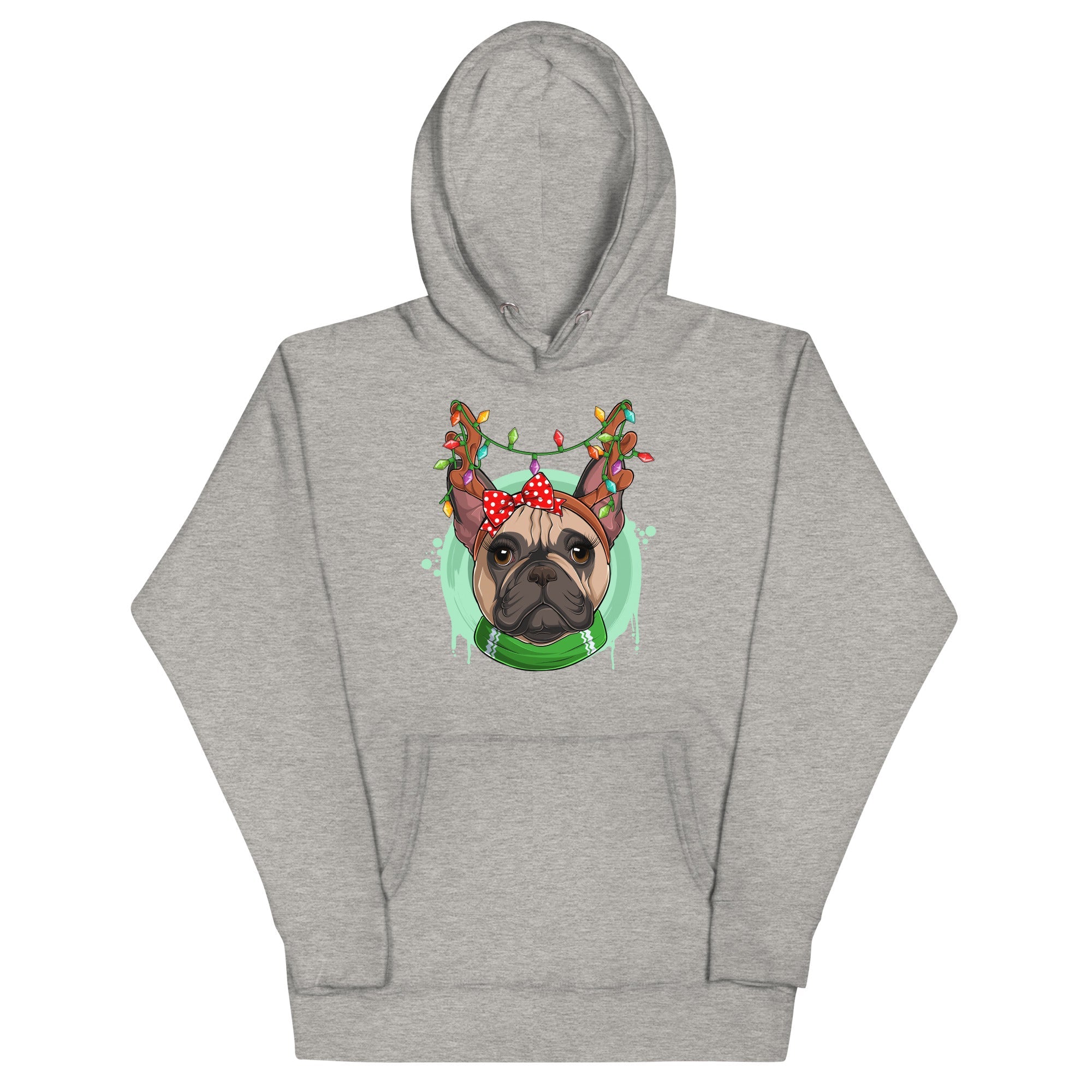 Christmas Lights + Antlers Unisex Hoodie