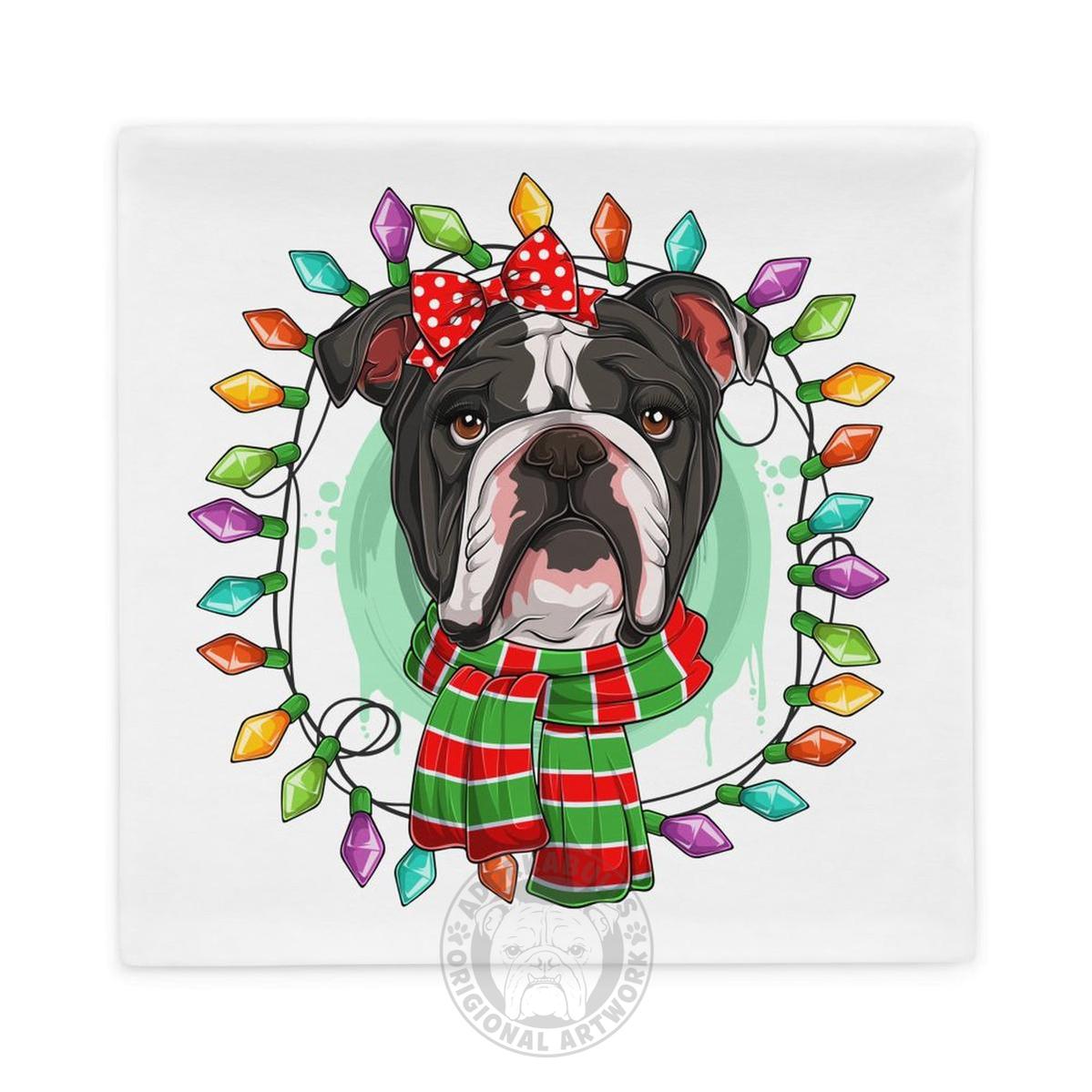 Christmas Lights Pillow Case
