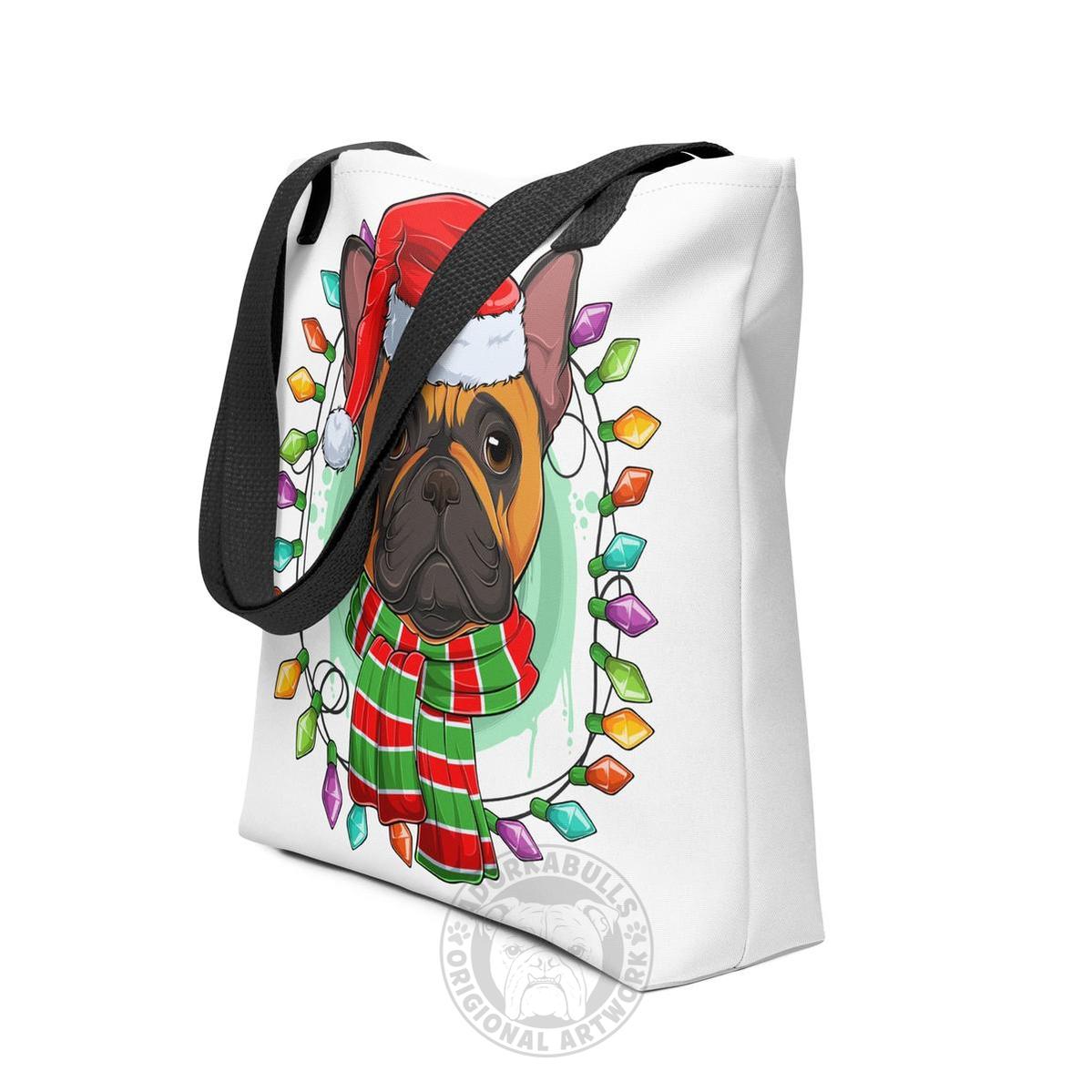 Christmas Scarf Tote Bag