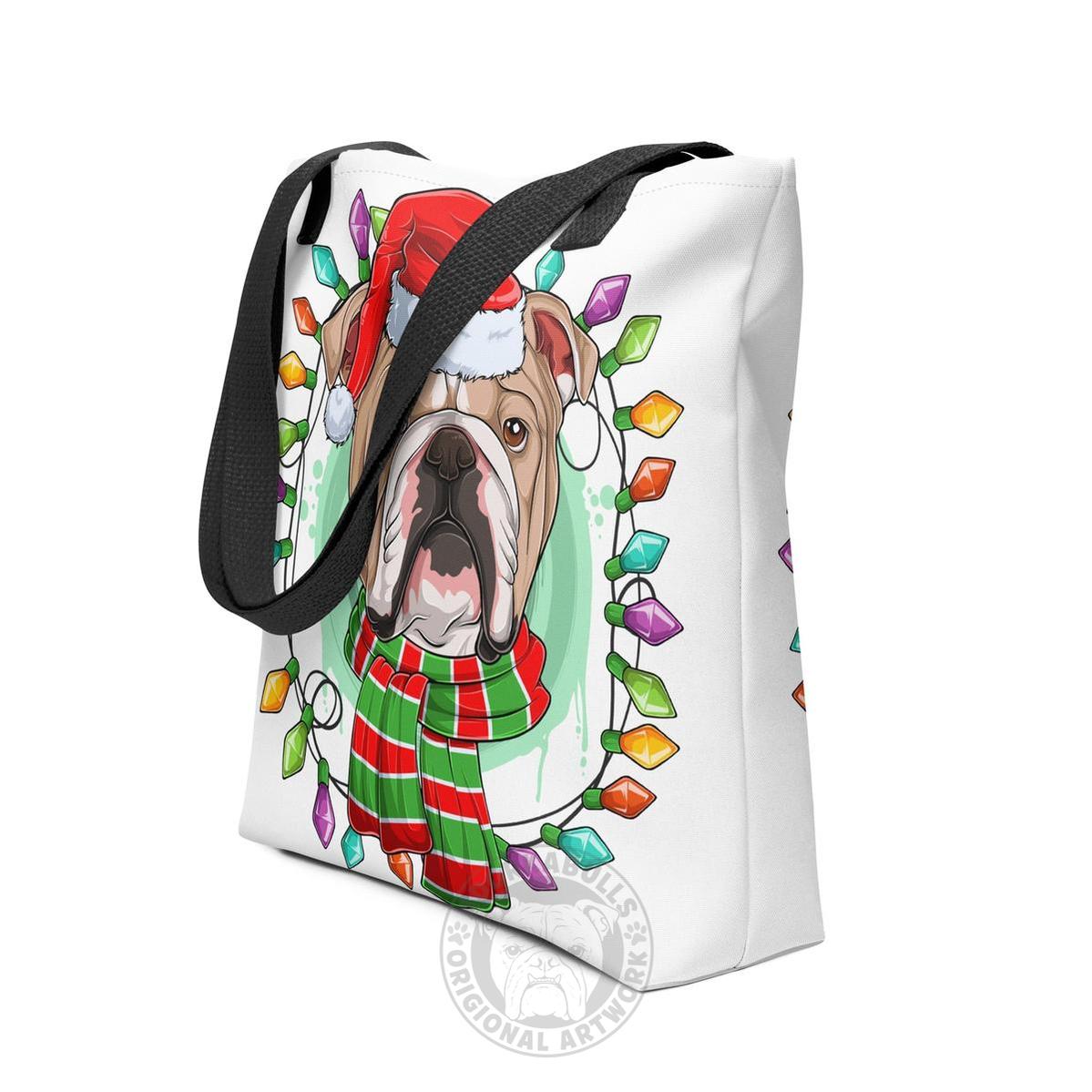 Christmas Scarf Tote Bag