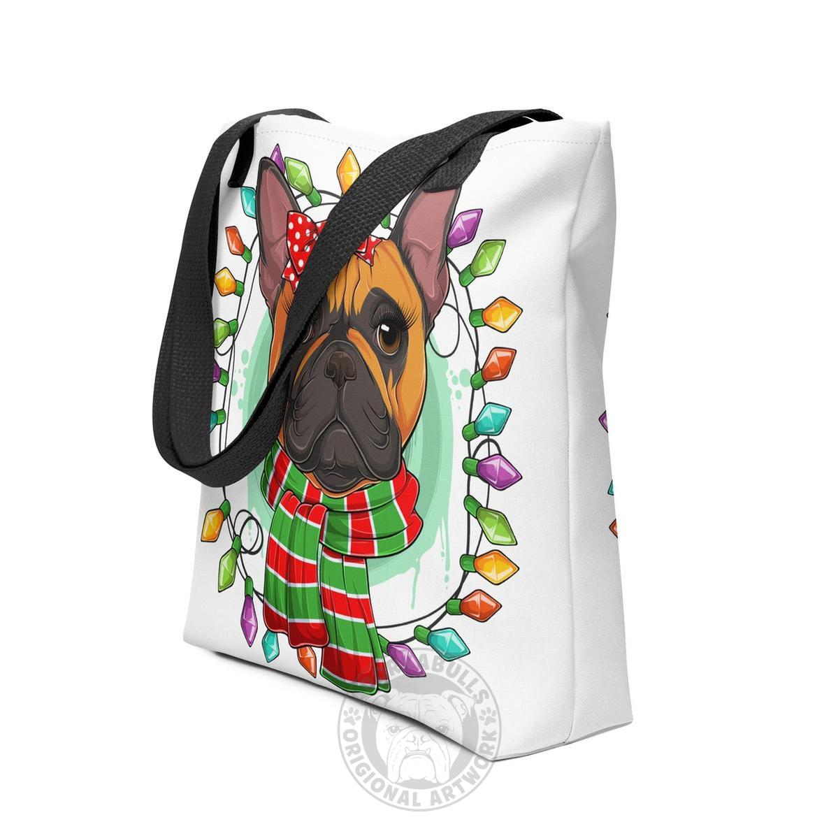Christmas Scarf Tote Bag