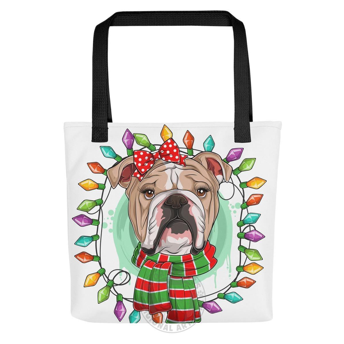 Christmas Scarf Tote Bag