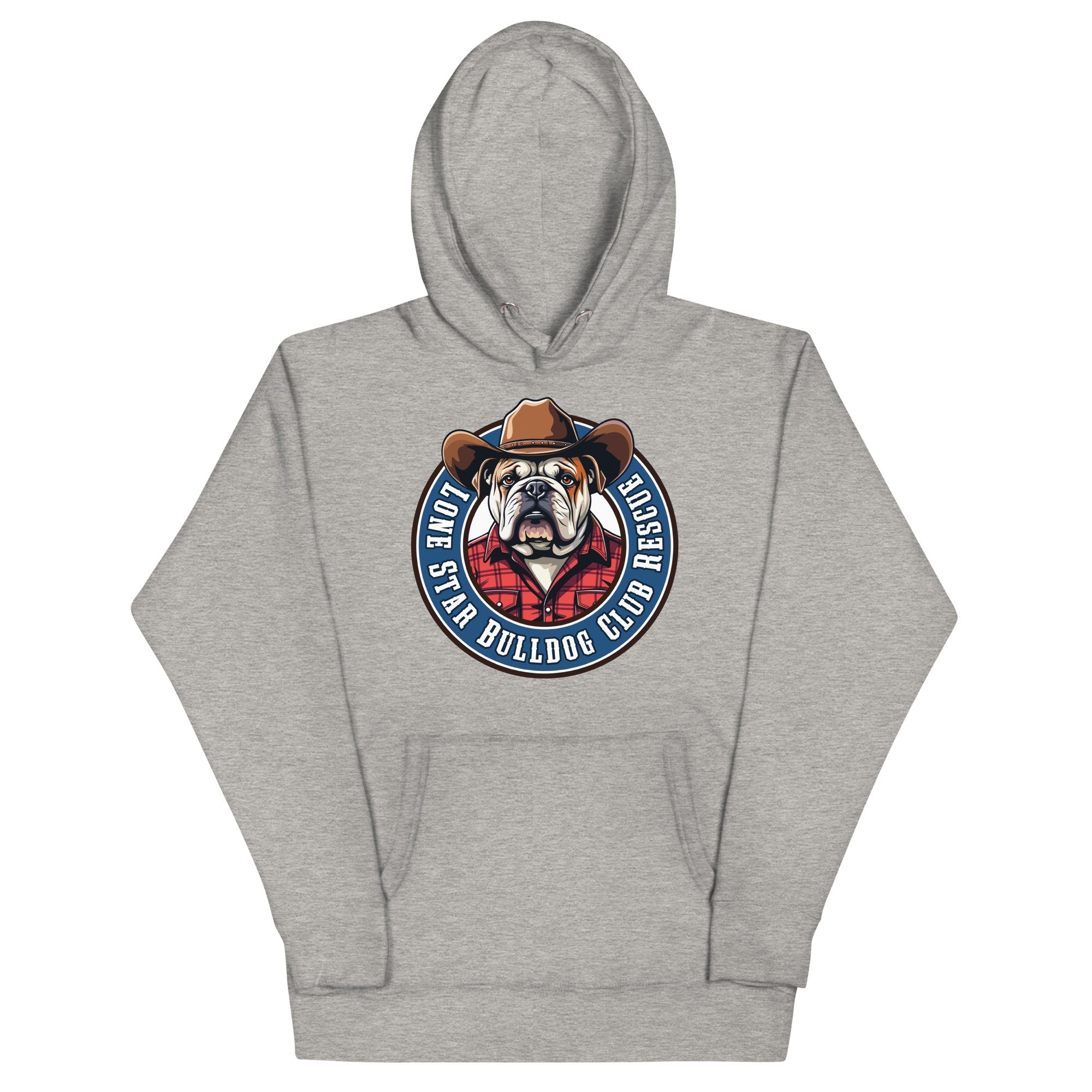 Cowbull Lone Star Bulldog Club Rescue Unisex Hoodie