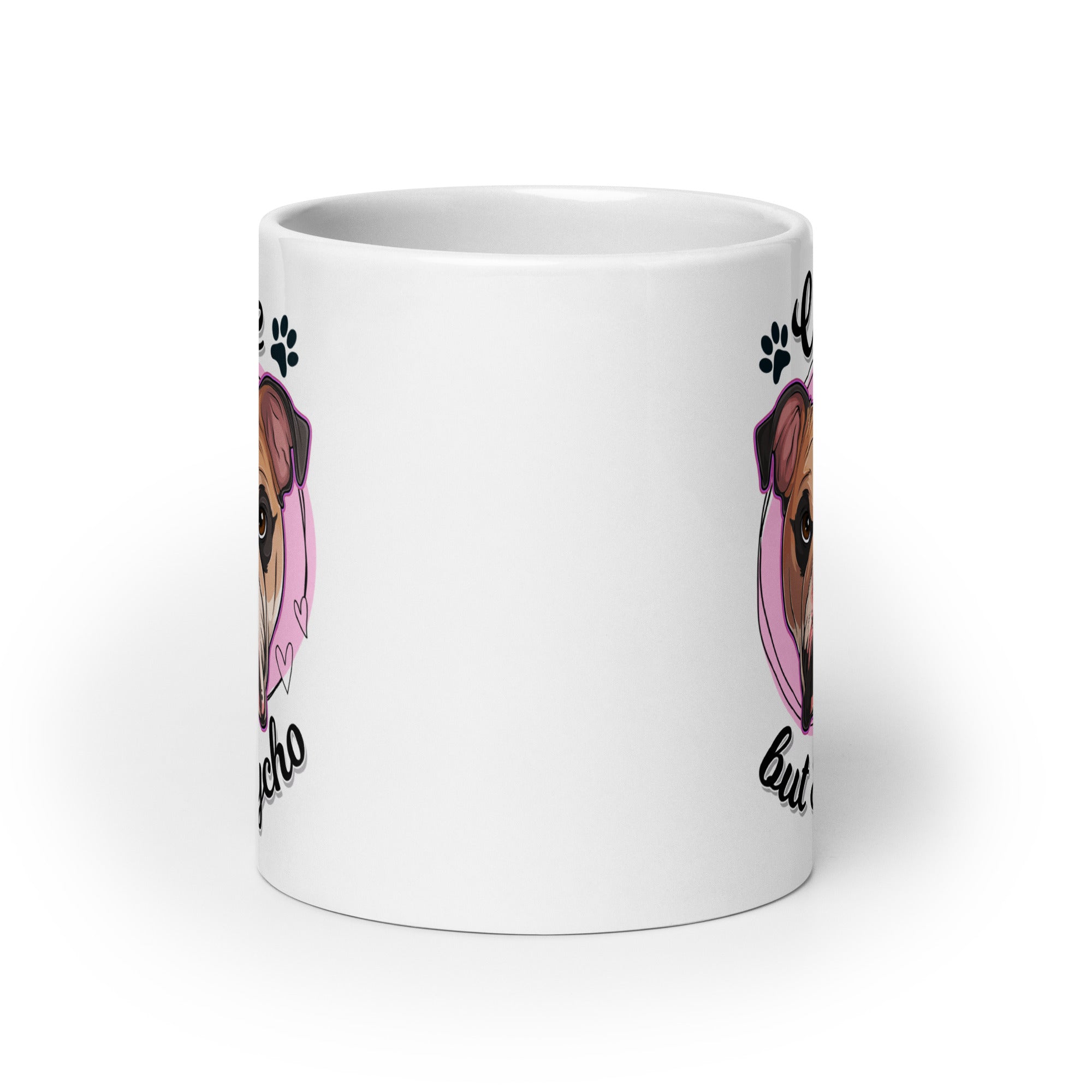 "Cute But Psycho" English Bulldog Mug