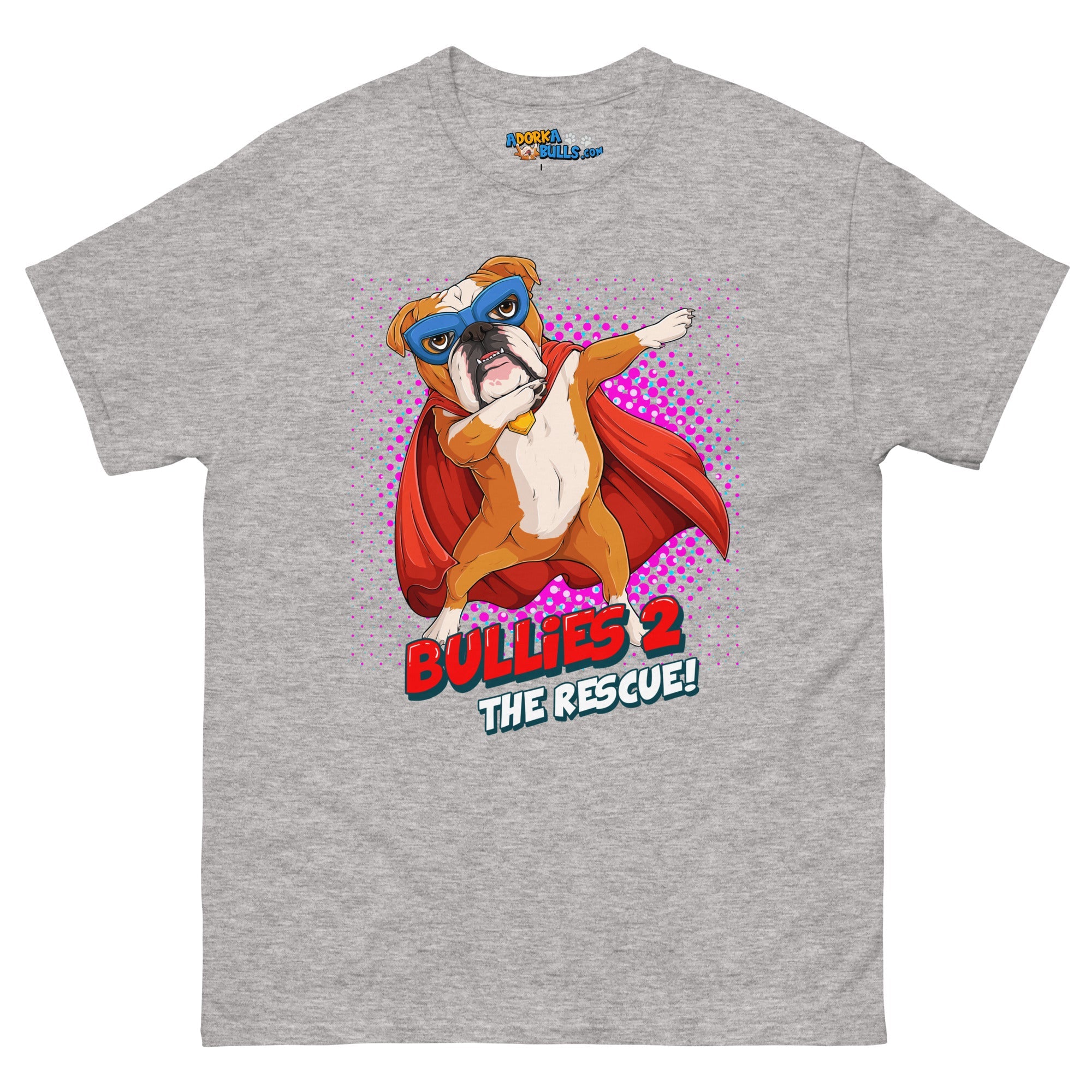 Dabbing Bulldog Superhero Men&