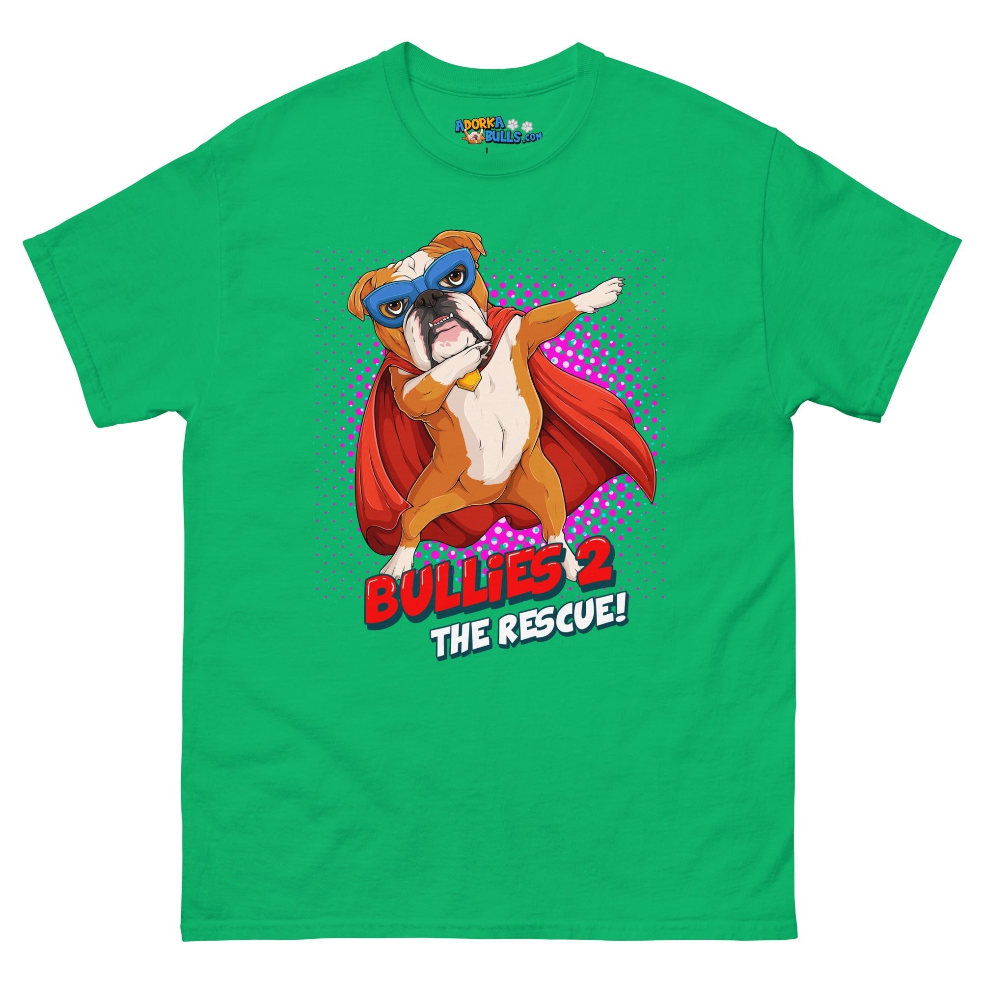 Dabbing Bulldog Superhero Men&