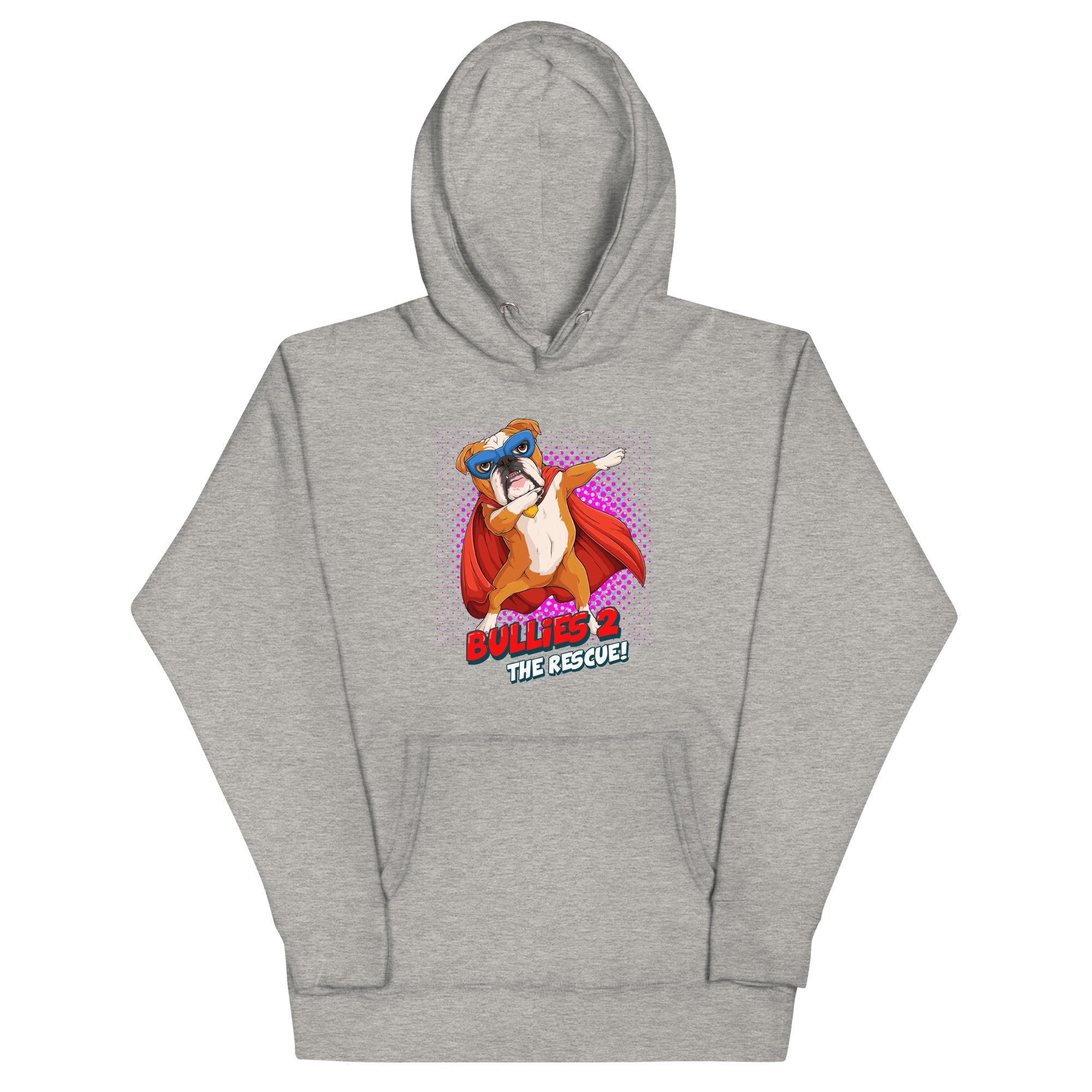 Dabbing Bulldog Superhero Unisex Hoodie