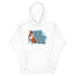 "Dad Daddy Dada" English Bulldog Unisex Hoodie | Red & White Colored